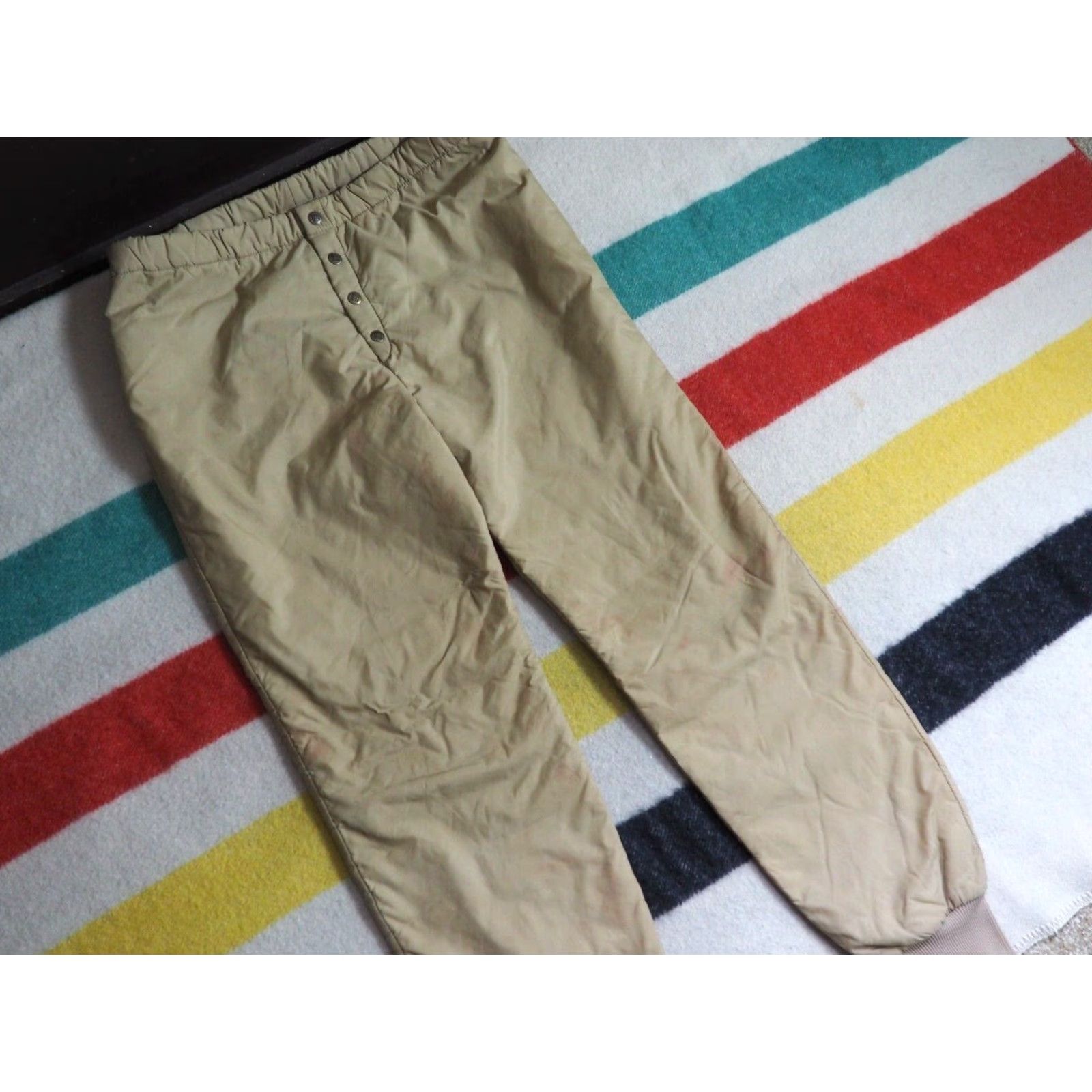 Vintage VINTAGE Columbia Beige Tan Insulated 34x31 Puffer Outdoor Hiking Pants M Size US 34 / EU 50 - 4 Thumbnail