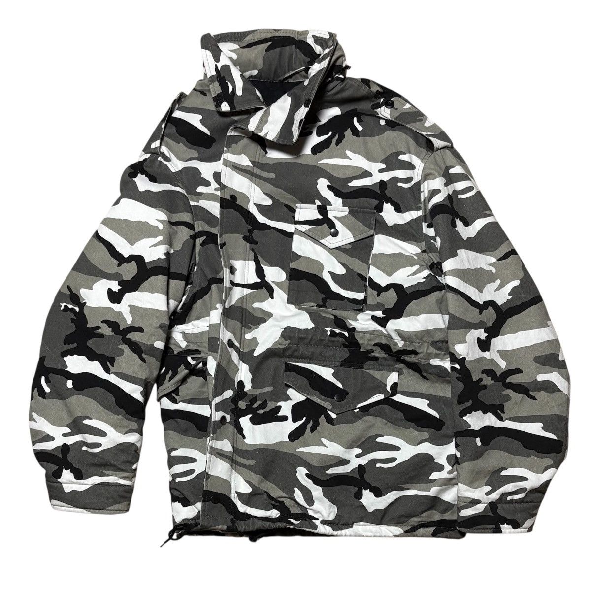 Balenciaga FALL 21 BALENCIAGA BY DEMNA CAMO MULTI JACKET Size US XS / EU 42 / 0 - 1 Thumbnail