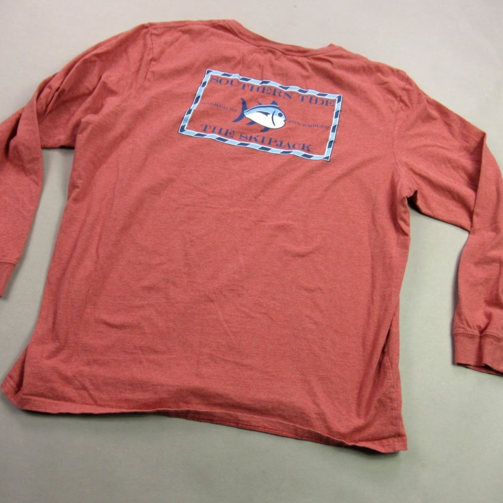 Southern Tide Southern Tide Shirt Mens XL Long Sleeve Crew Neck Casual Pink Lightweight Shirt Size US XL / EU 56 / 4 - 6 Thumbnail