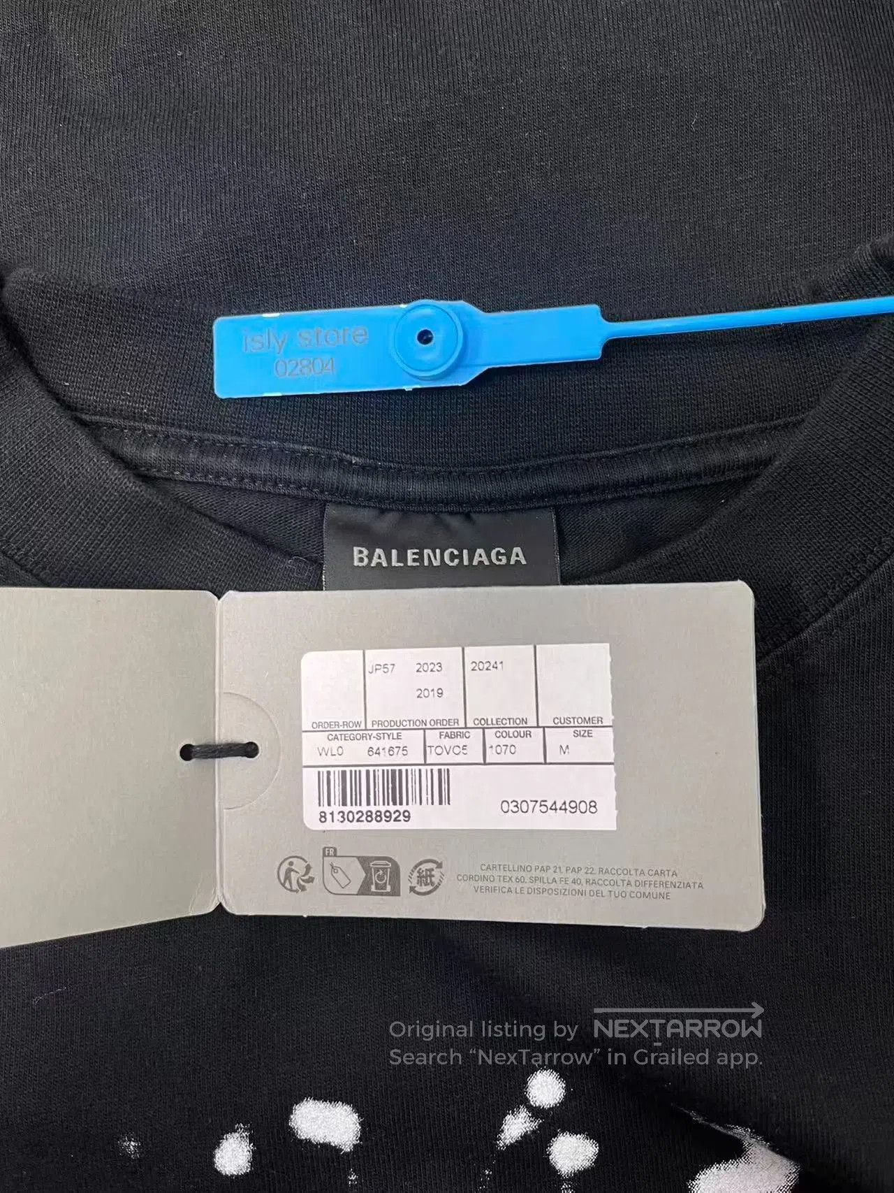 Balenciaga Balenciaga Logo Print Loose T-shirt Women. Size M / US 6-8 / IT 42-44 - 7 Thumbnail