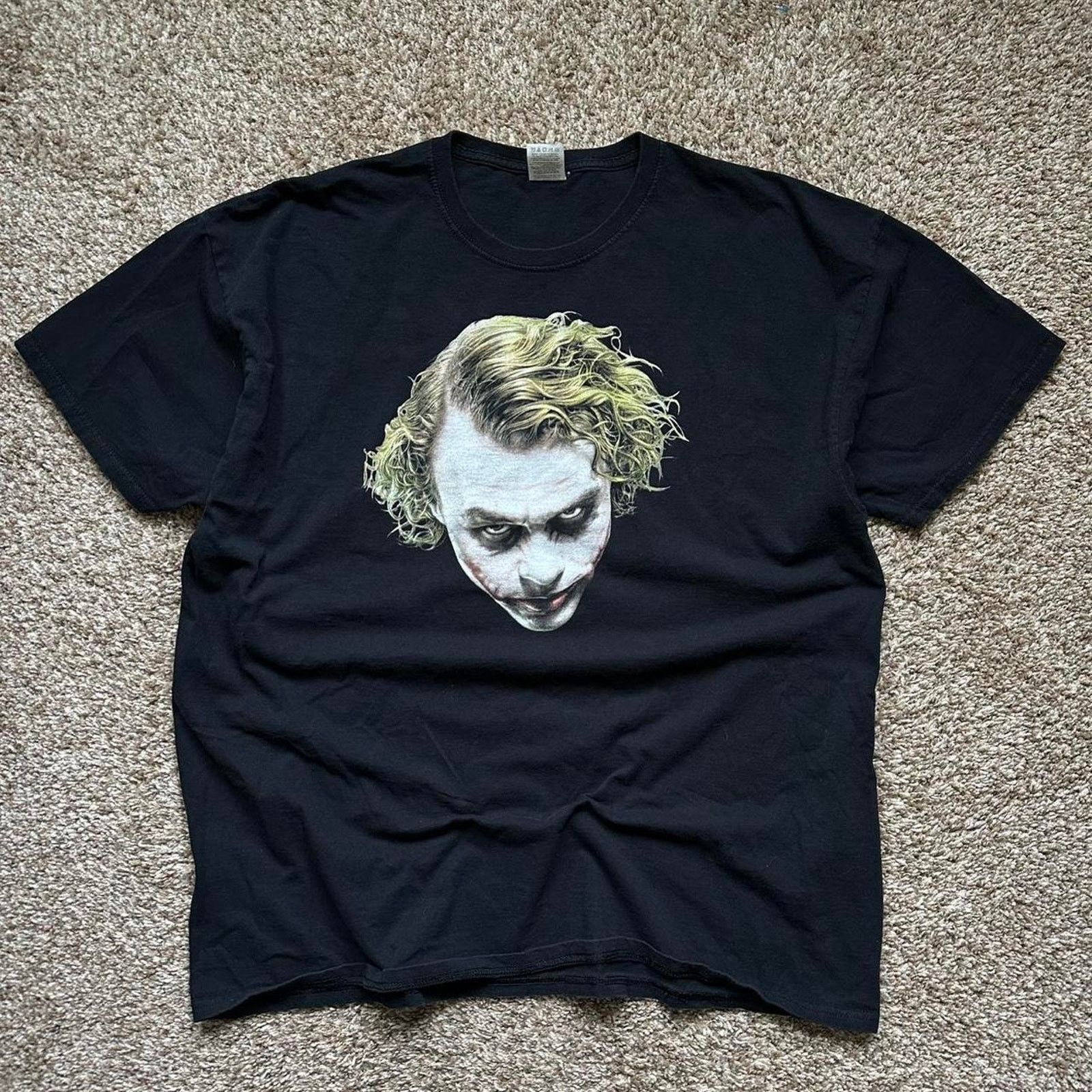 DC Comics × Vintage Vintage Y2K Batman The Dark Knight Joker Movie Promo Shirt Size US XXL / EU 58 / 5 - 1 Thumbnail