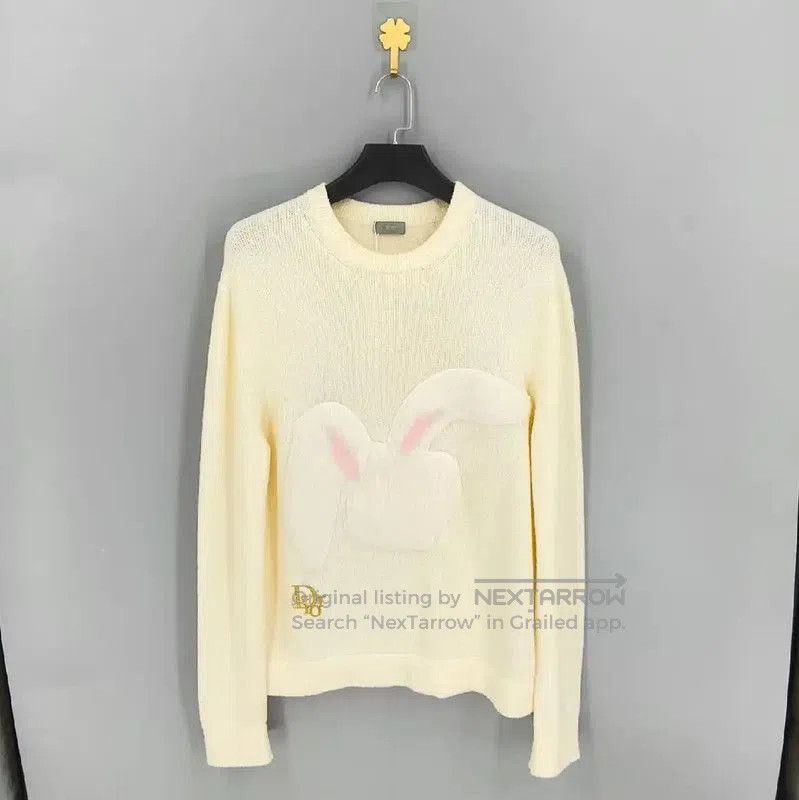 Other Dior Men's Cream Wool Pullover Sweater . Size US S / EU 44-46 / 1 - 1 Thumbnail