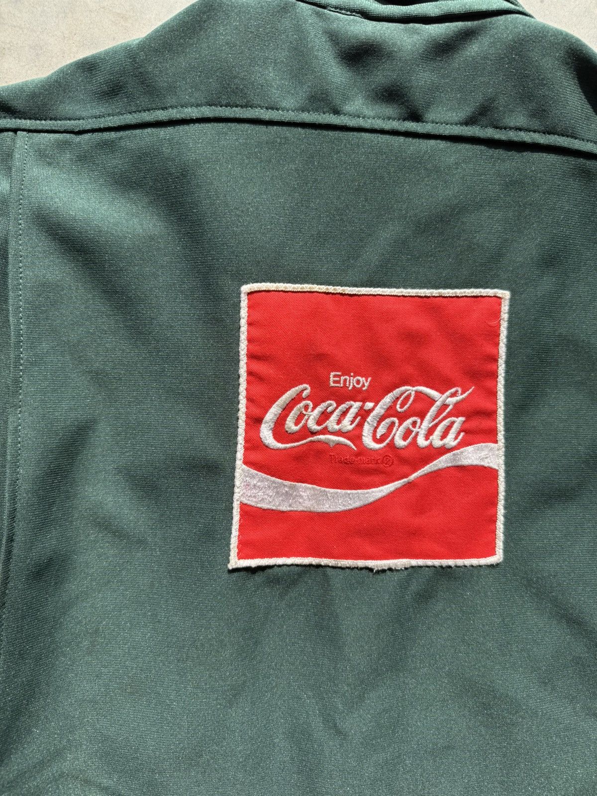 Coca Cola × Vintage Crazy Vintage 1960s Coca-Cola Uniform Zipup Jacket Size US L / EU 52-54 / 3 - 3 Thumbnail