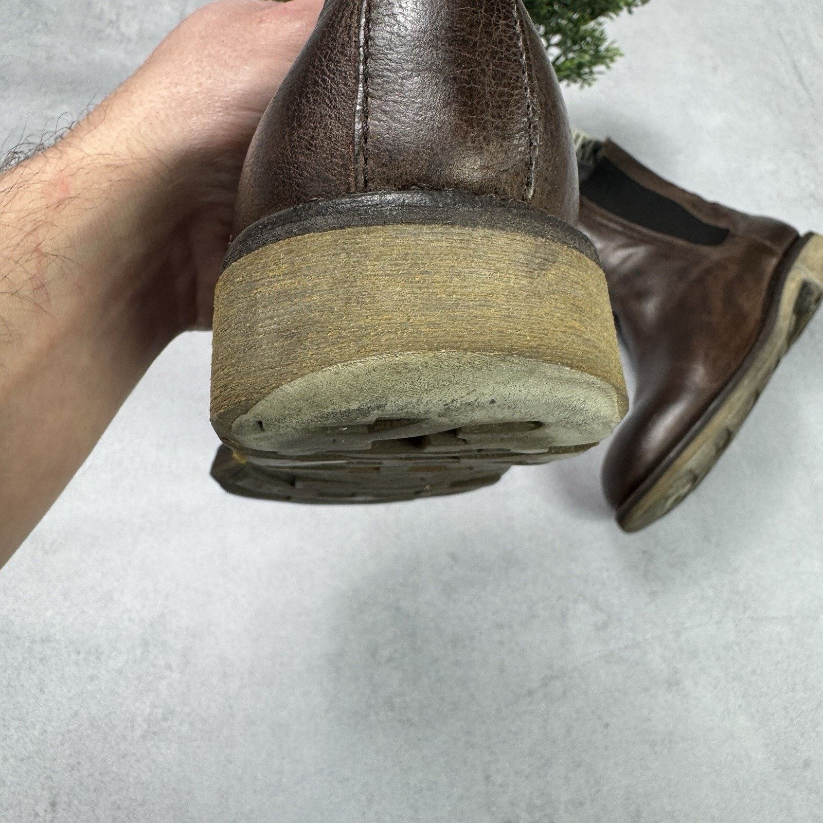 Dirk Bikkembergs Vintage Dirk Bikkembergs Brown Leather Chelsea Boots Size US 8 / IT 38 - 12 Thumbnail