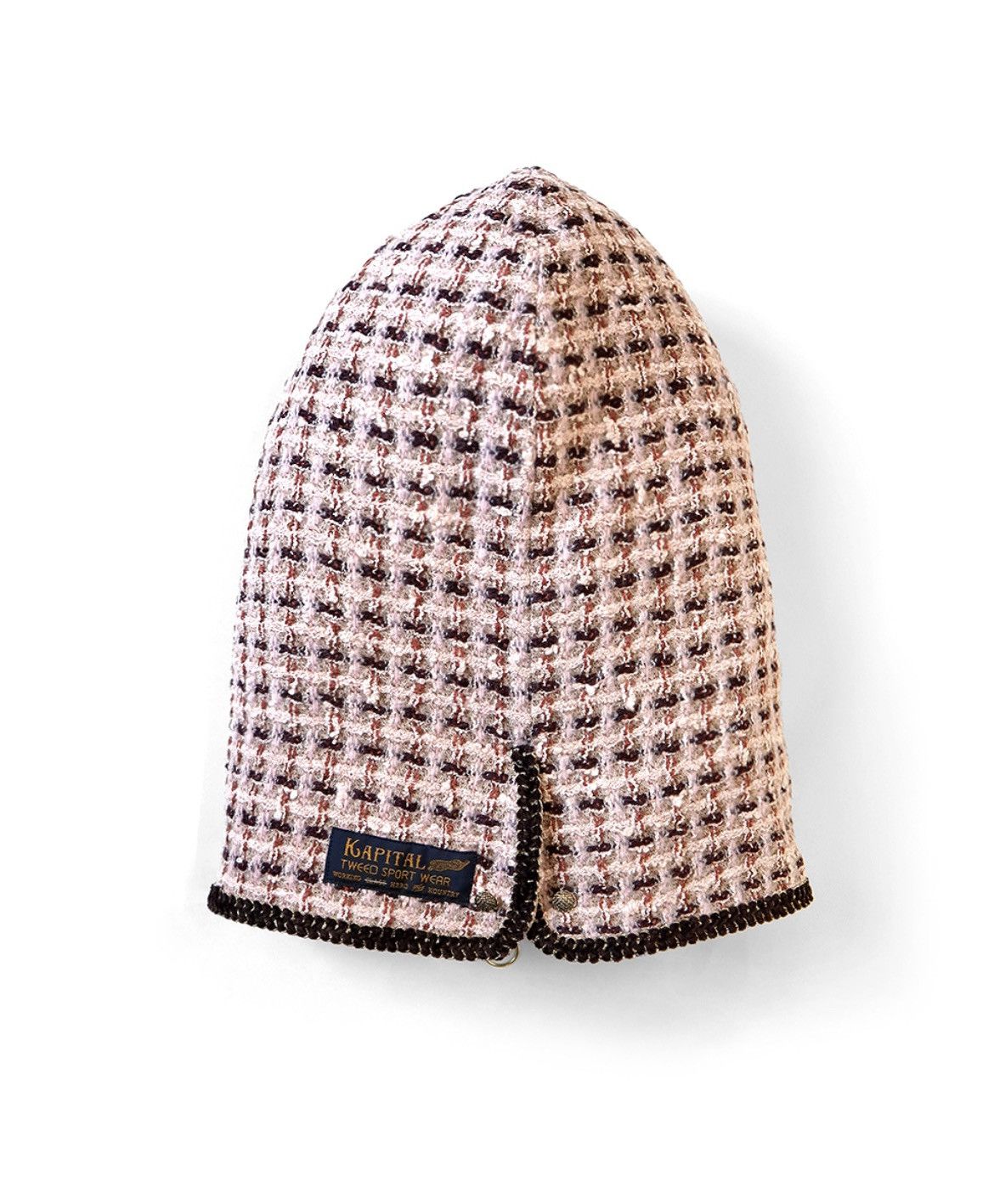 Kapital Kapital Fancy Tweed Balaclava cap hat Size ONE SIZE - 8 Thumbnail