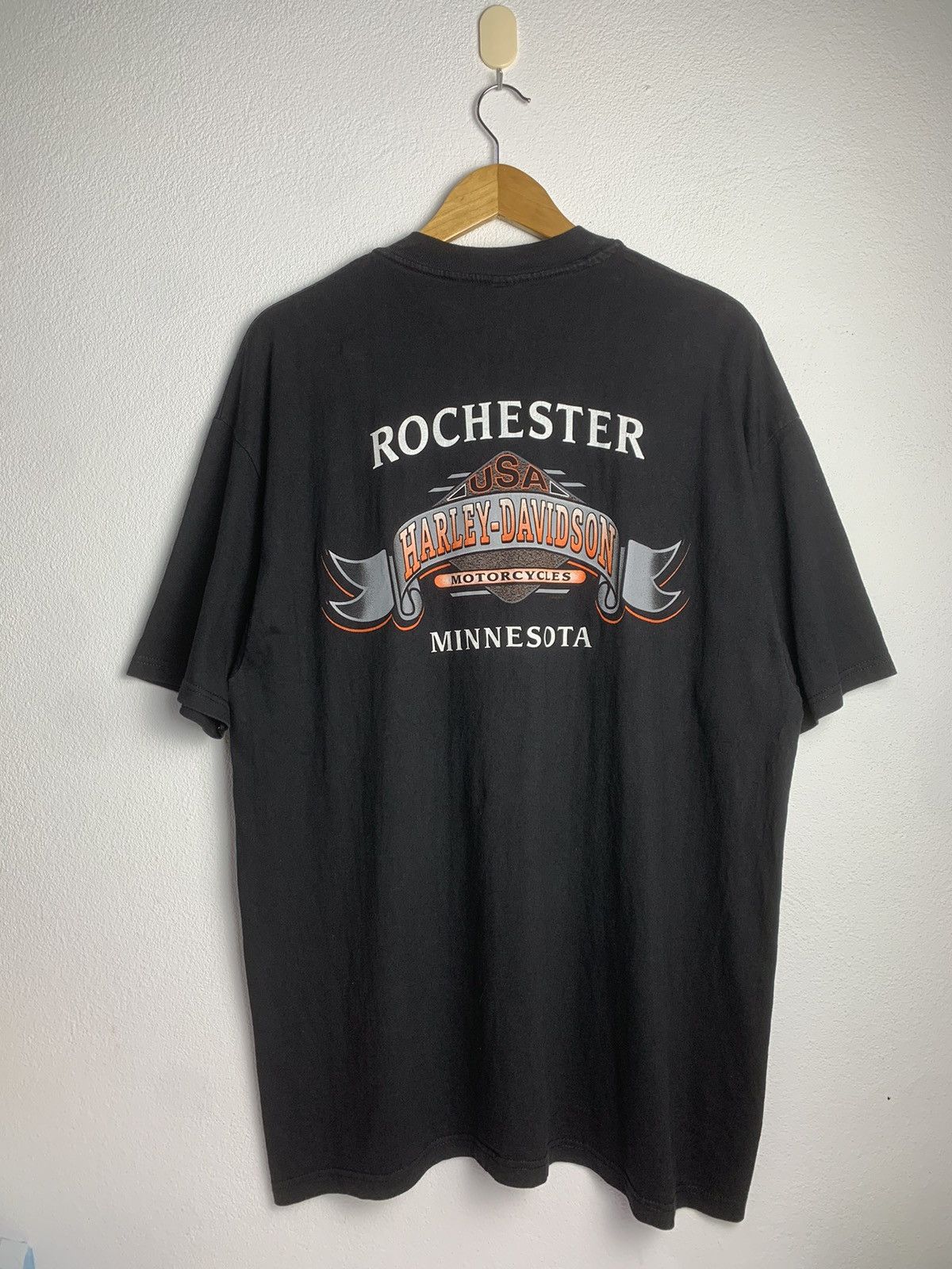 Harley Davidson 90s Vintage Harley Davidson T-Shirt Size US XL / EU 56 / 4 - 3 Thumbnail