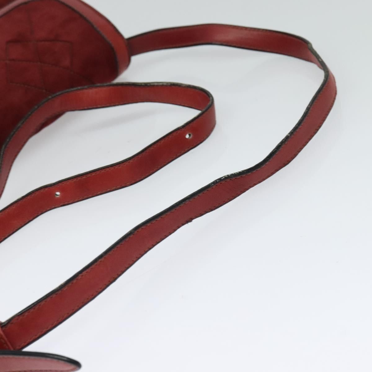 Gucci GUCCI Shoulder Bag Suede Vintage Red Gold Size ONE SIZE - 7 Thumbnail