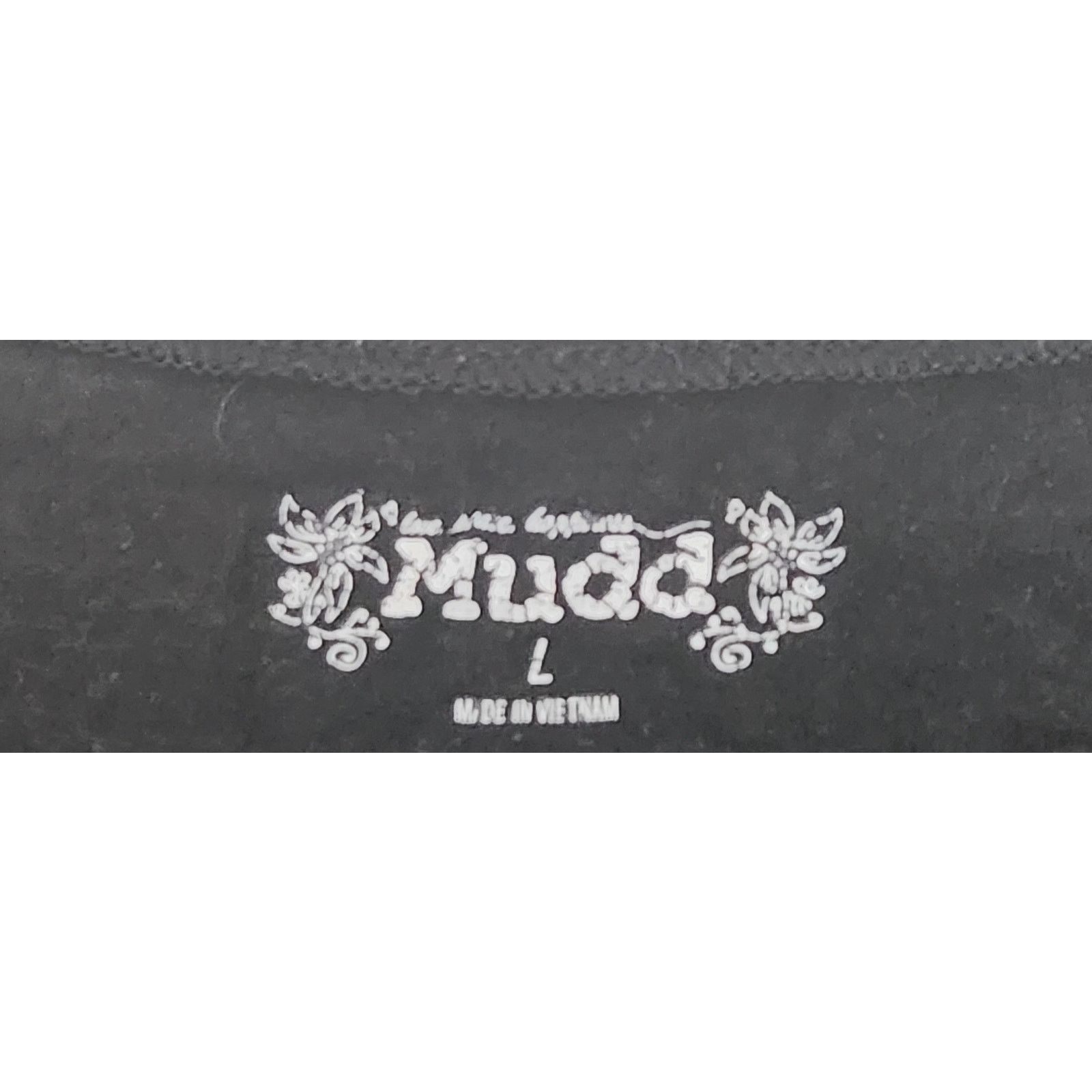 Other MUDD Black V Neck Short Sleeve Top Large Lightweight Size L / US 10 / IT 46 - 3 Thumbnail