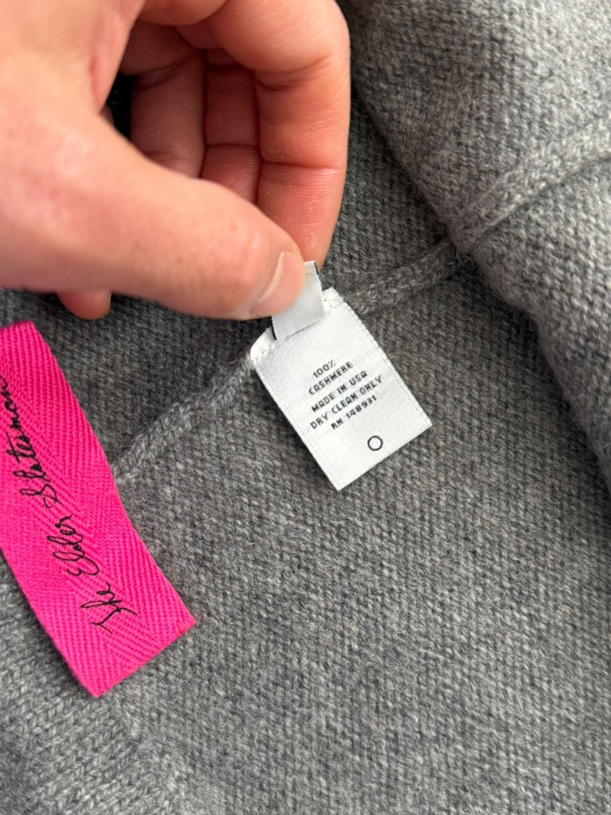 The Elder Statesman $1195 Cashmere Heavy Sweatpants (Light Grey) Size US 38 / EU 54 - 10 Thumbnail