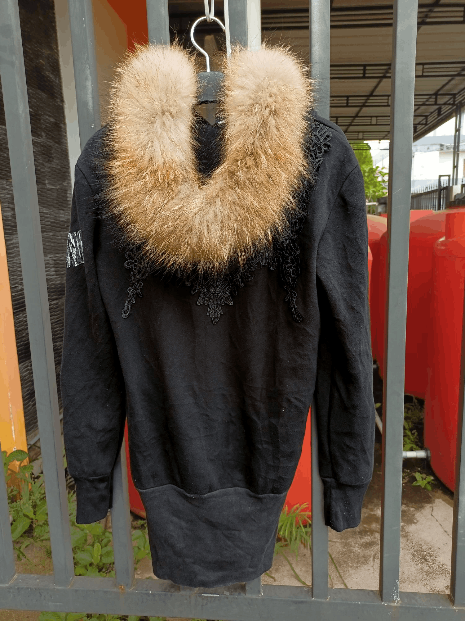 If Six Was Nine × Japanese Brand × Le Grande Bleu (L.G.B.) LO Feltics 28 Fur Hoodie ifsixwasnine lgb styled Size US M / EU 48-50 / 2 - 9 Thumbnail