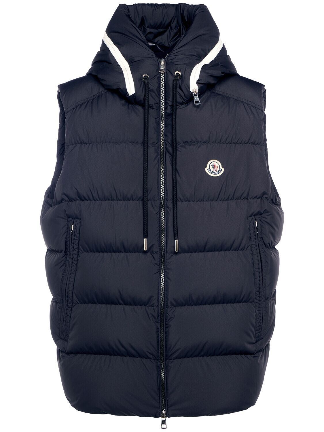 MONCLER Cardamine Men's Navy Down Vest New 6