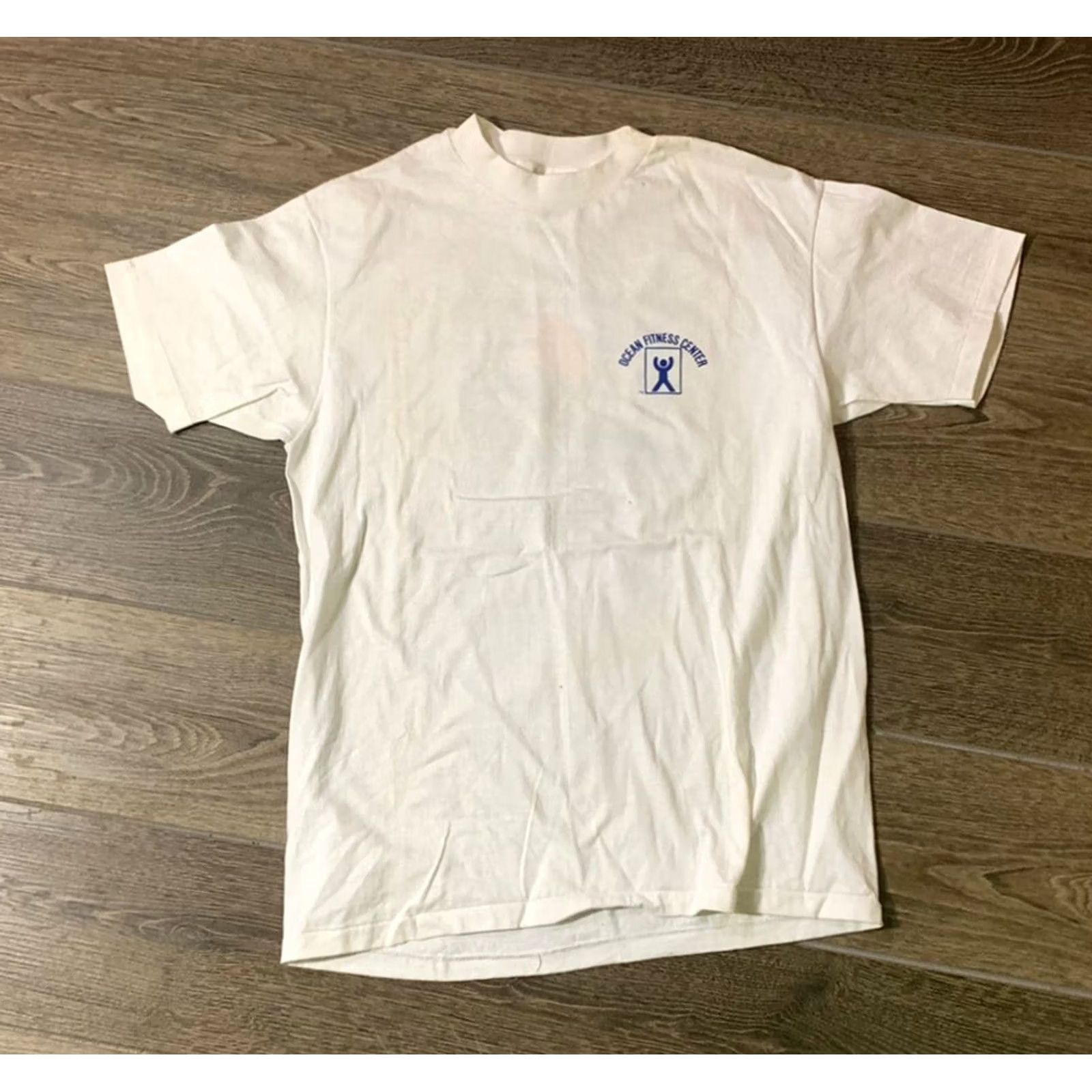 Hanes Ocean Fitness Vintage Mens Large XL T Shirt Size US L / EU 52-54 / 3 - 3 Thumbnail
