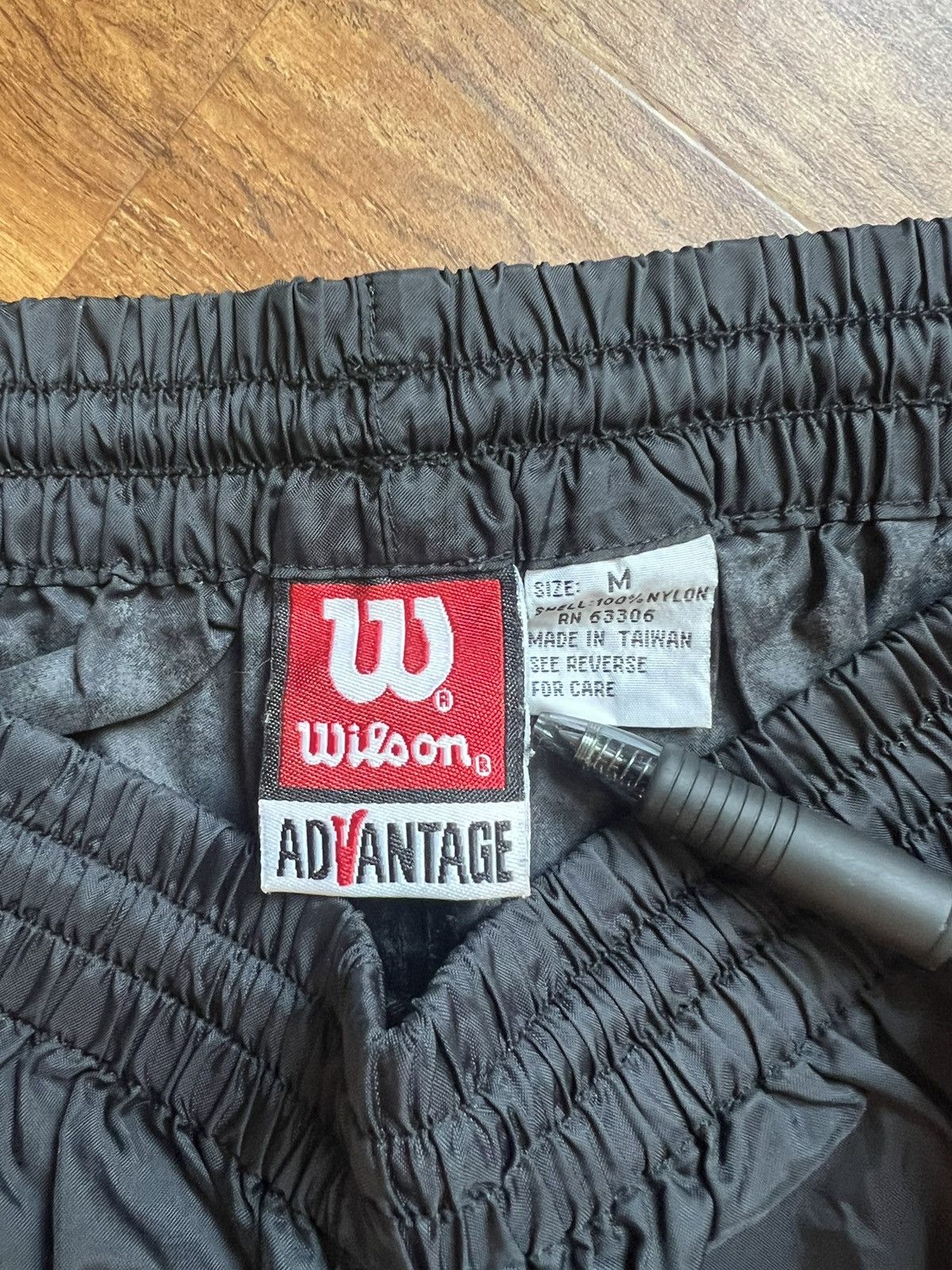 Vintage × Wilson Cool Vintage Y2K Wilson Athletics nylon track pant tennis Size US 30 / EU 46 - 5 Thumbnail