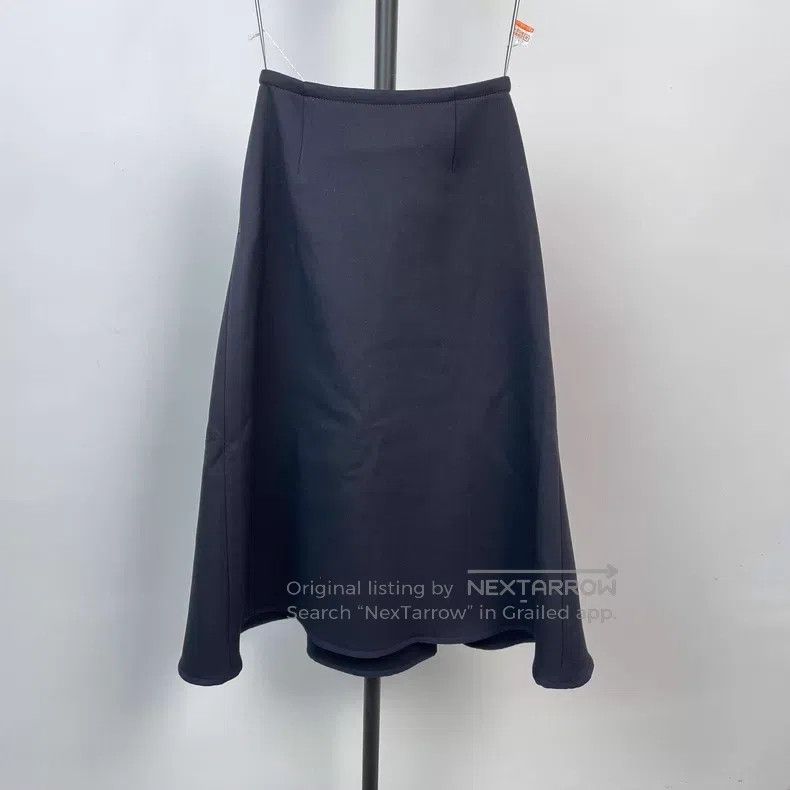 Hermes Hermes Cotton Skirt, Black Size 24" / US 00 / IT 34 - 3 Thumbnail