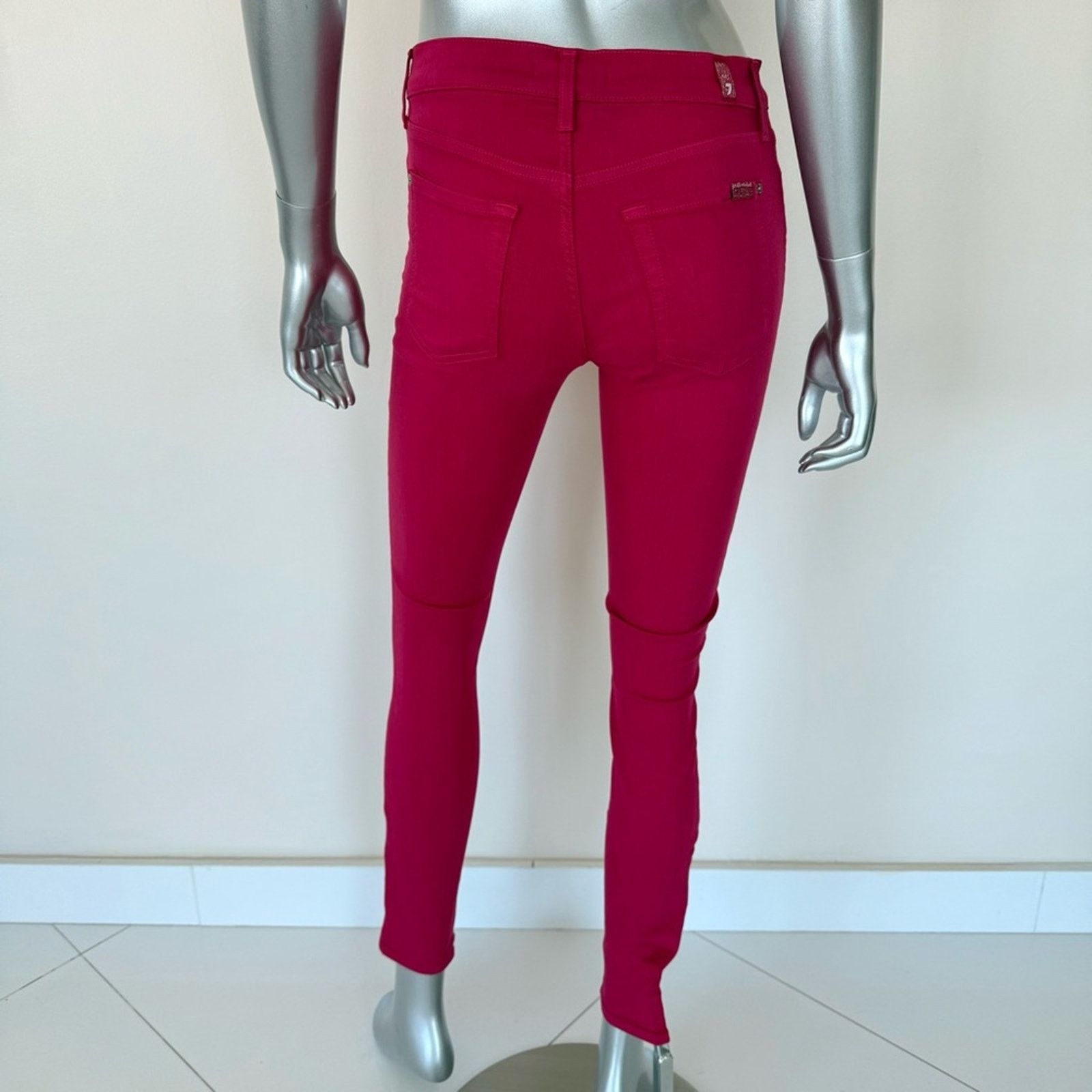 7 For All Mankind 7 for all mankind women skinny jeans size 27 US Size 27" / US 4 / IT 40 - 3 Thumbnail