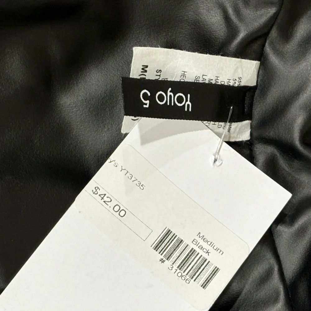 Other Yo-yo 5 Faux Leather Vest NWT Size M / US 6-8 / IT 42-44 - 3 Thumbnail