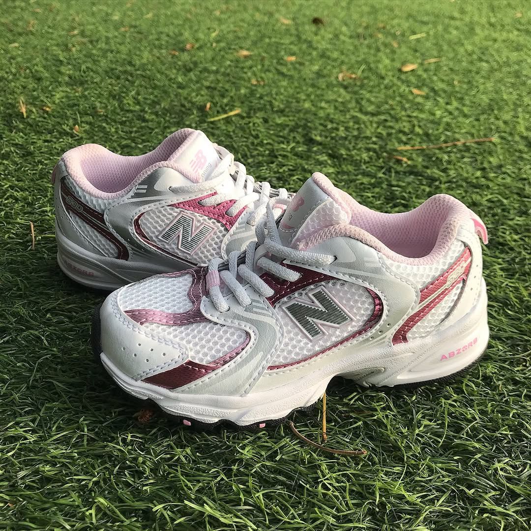 New Balance New Balance 530 Little Kid 'Pink Sugar abzorb grey white kid Size 28 - 1 Thumbnail