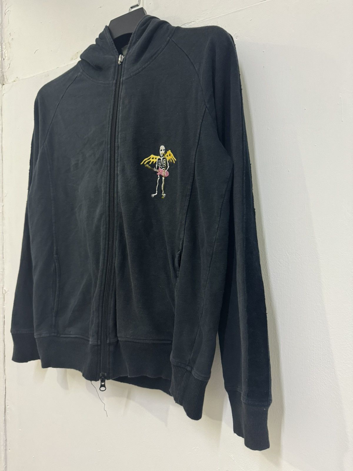 PPFM 💥 PPFM ROCK & ROLL SKELETON WINGS PLAY GUITAR & DRUM HOODIE Size US M / EU 48-50 / 2 - 3 Thumbnail