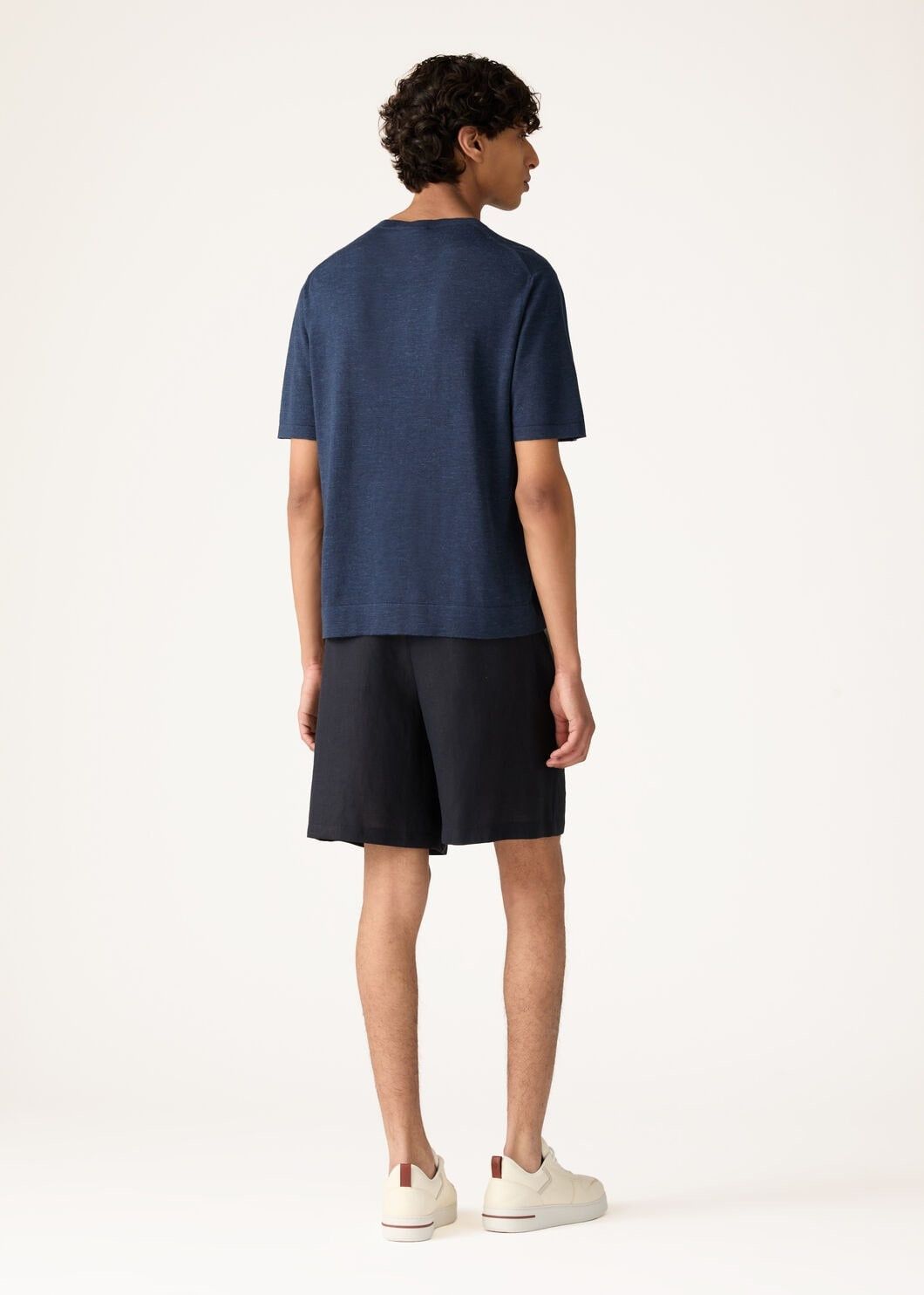 Loro Piana o1w1db10725 FAO4493 Polo Shirt in Blue Size US M / EU 48-50 / 2 - 5 Thumbnail