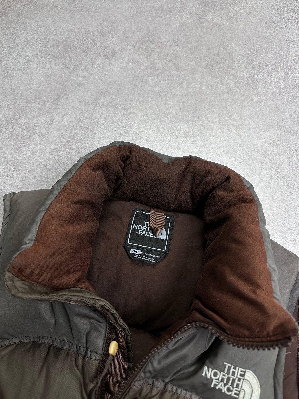 The North Face Vintage Brown The North Face Puffer Down Vest Y2K S Rare Size S / US 4 / IT 40 - 7 Thumbnail