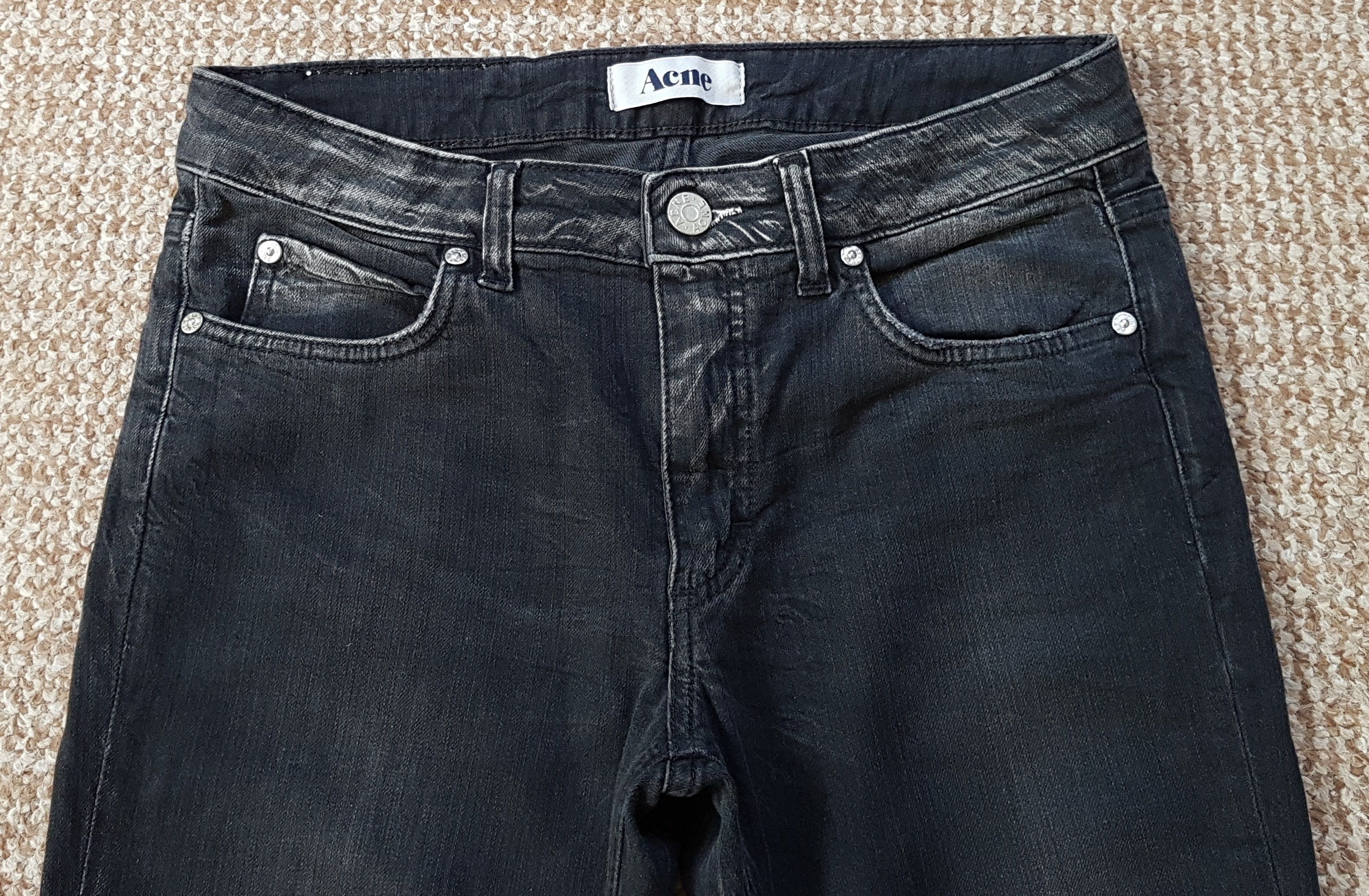 Acne Studios Acne Jeans vintage Hex Black Pure womens denim Size 28" / US 6 / IT 42 - 6 Thumbnail