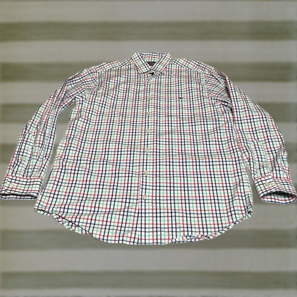 Vineyard Vines Vineyard Vines Tucker Shirt Slim Fit Mens L Plaid Long Sleeve Button-Down Size US L / EU 52-54 / 3 - 1 Thumbnail