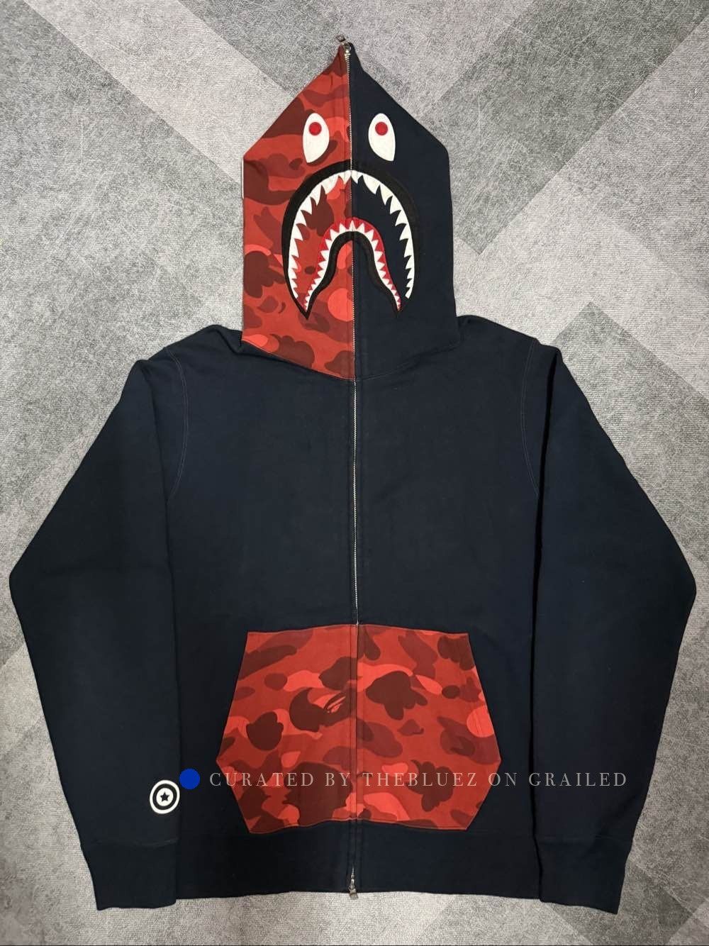 Bape Shark Full Zip Hoodie in Vibrant Blue Size US XL / EU 56 / 4 - 1 Thumbnail