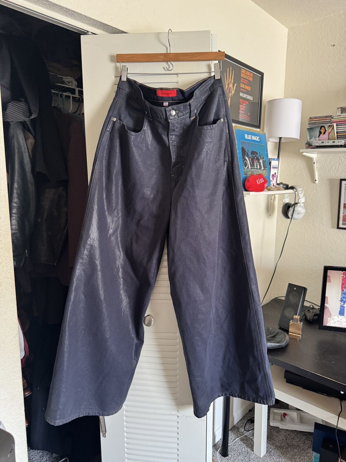 Eckhaus Latta Eckhaus Latta Wax Denim Jeans Size US 30 / EU 46 - 1 Thumbnail