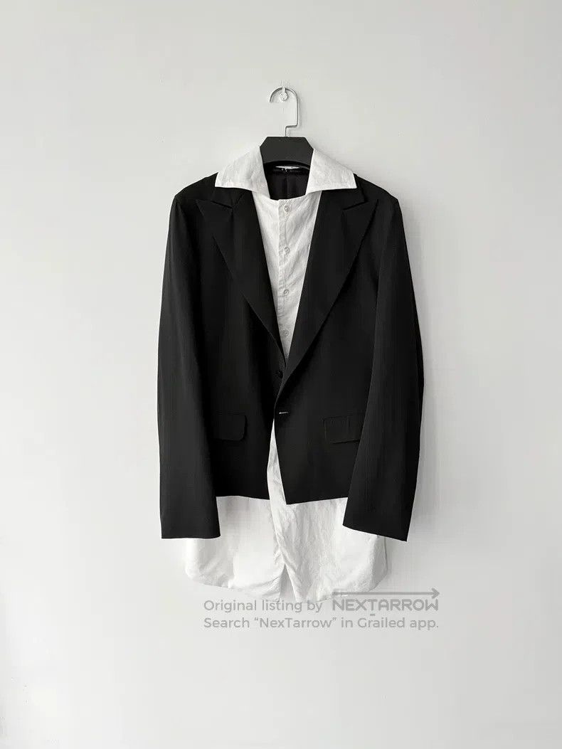 Yohji Yamamoto Yohji Yamamoto Deconstructed patchwork double blazer| Size US L / EU 52-54 / 3 - 2 Thumbnail