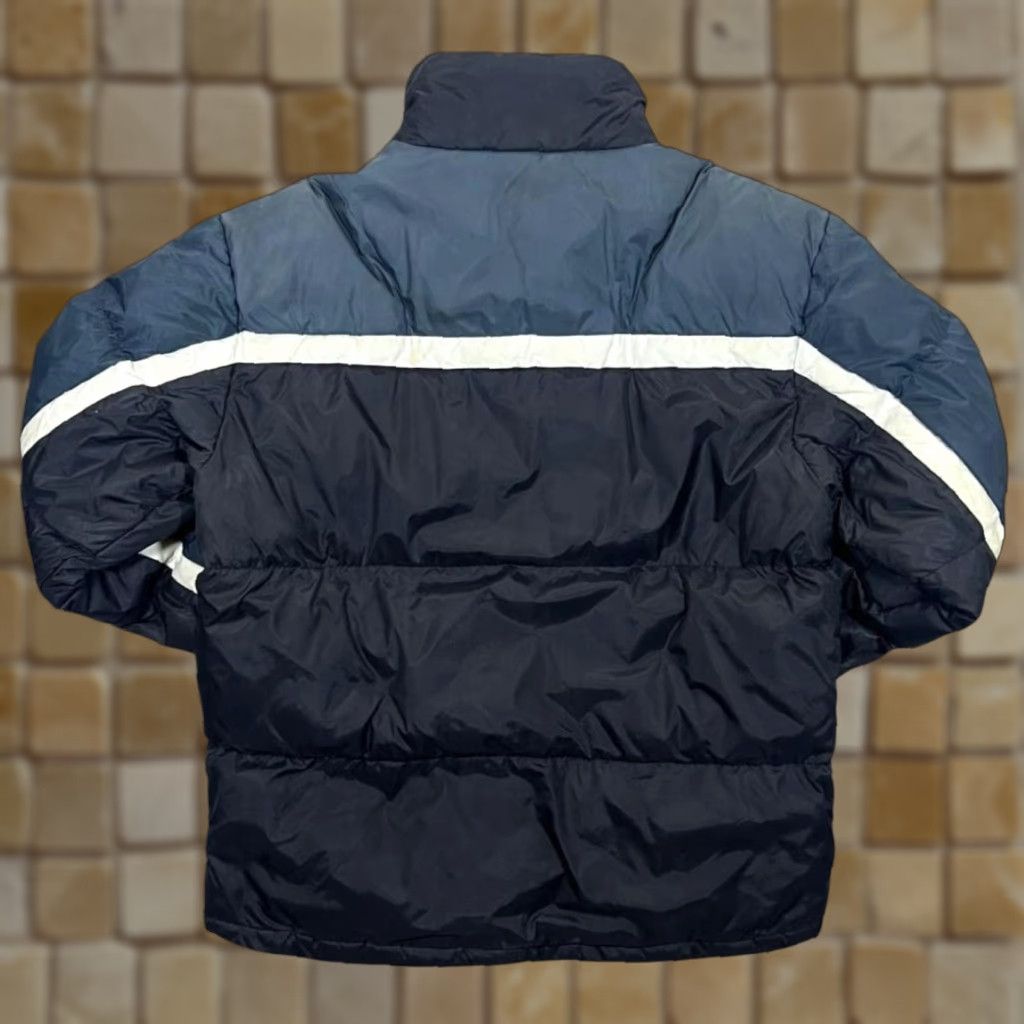 Fila VINTAGE FILA Embroidered Mini Logo Padded Puffer Zip Jacket Mens Large Black/Blue Jacket Size US L / EU 52-54 / 3 - 1 Thumbnail