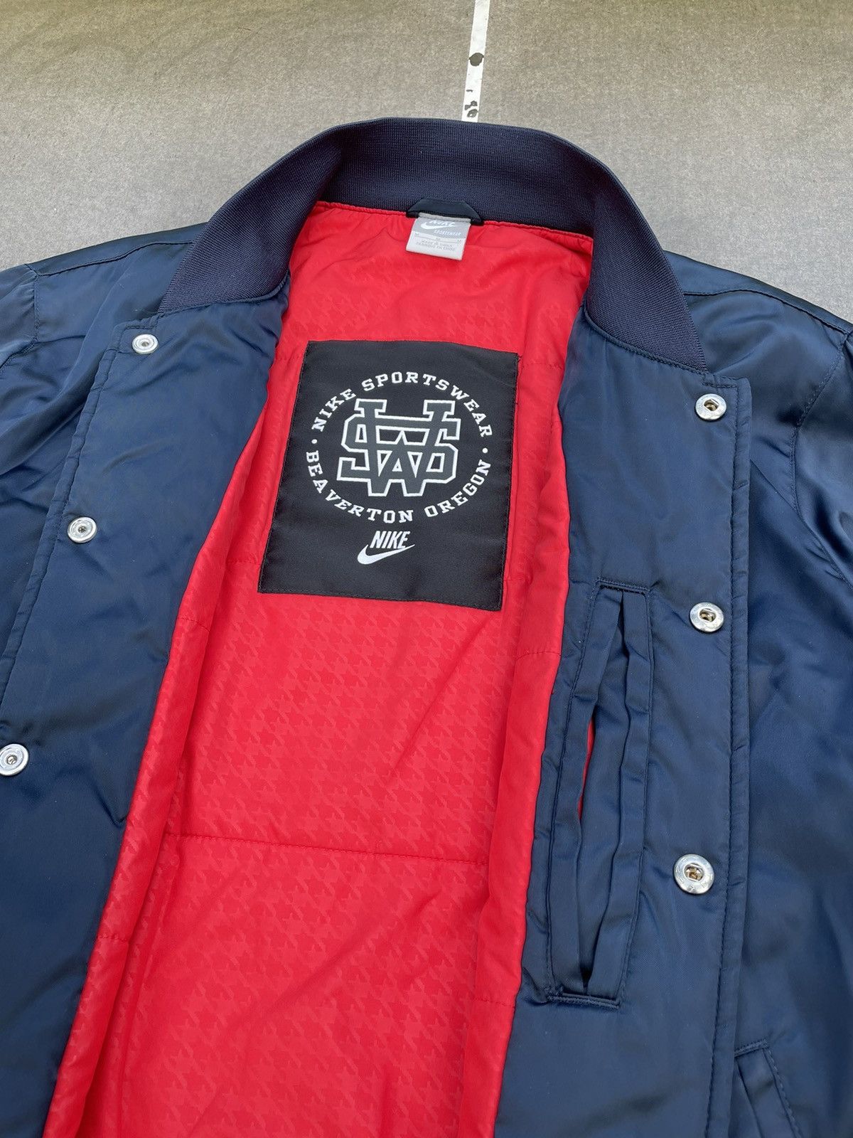 Nike × Vintage Nike Oregon Beaverton Vintage y2k Swoosh Bomber Size US M / EU 48-50 / 2 - 6 Thumbnail