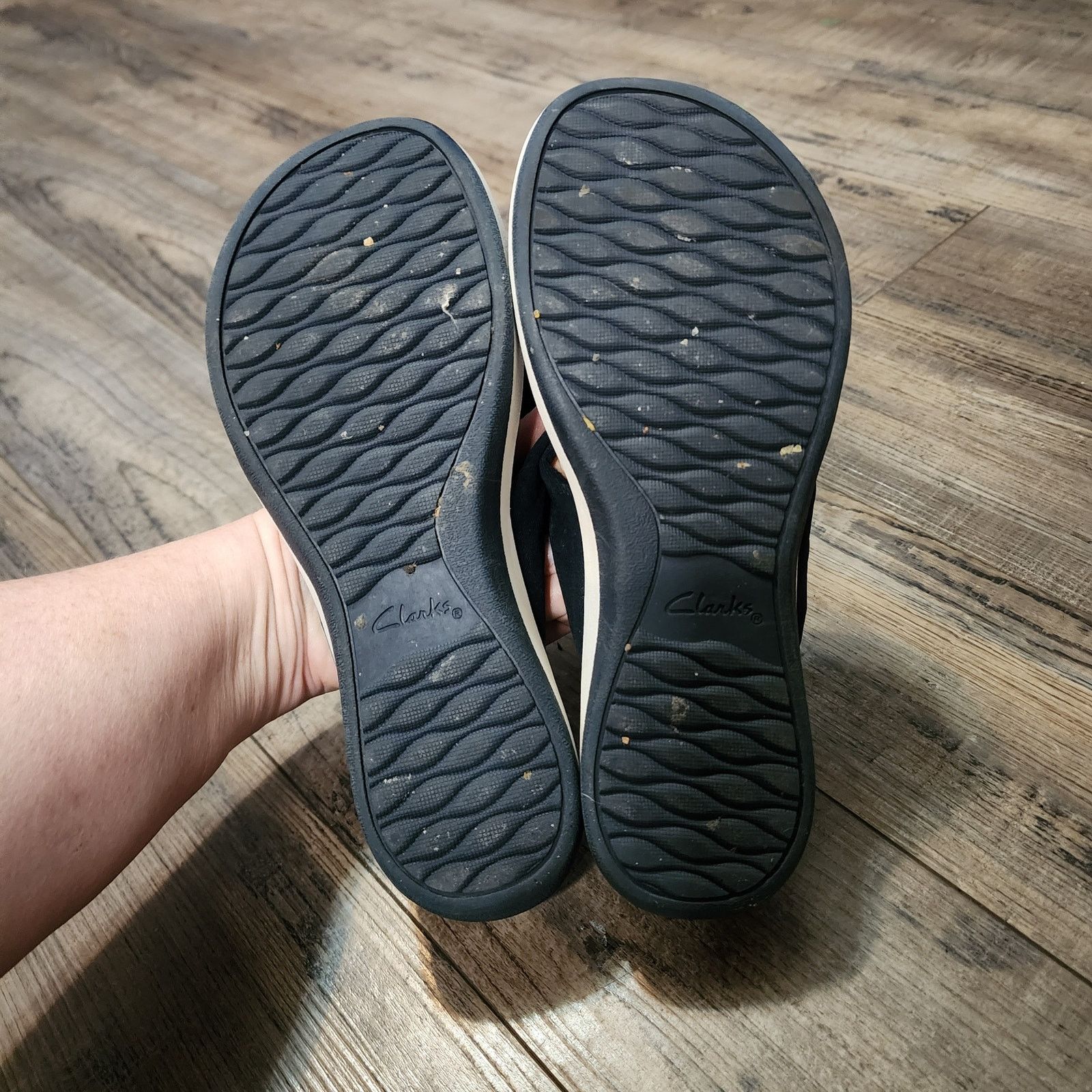 Clarks Clarks sandals flip flops size Women's 8.5 Cloud steppers Size US 8.5 / IT 38.5 - 6 Thumbnail