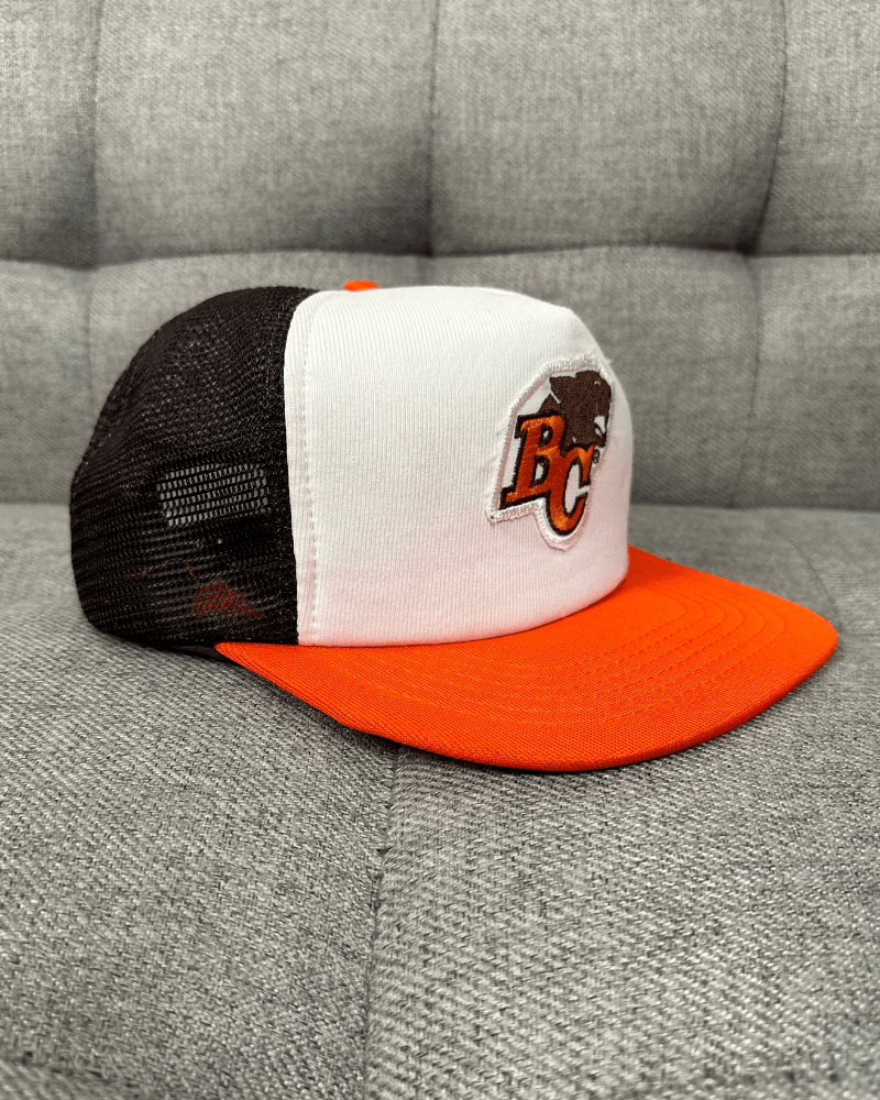NFL × Vintage Vintage 80's BC Lions CFL Football Snapback Trucker Hat Size ONE SIZE - 3 Thumbnail