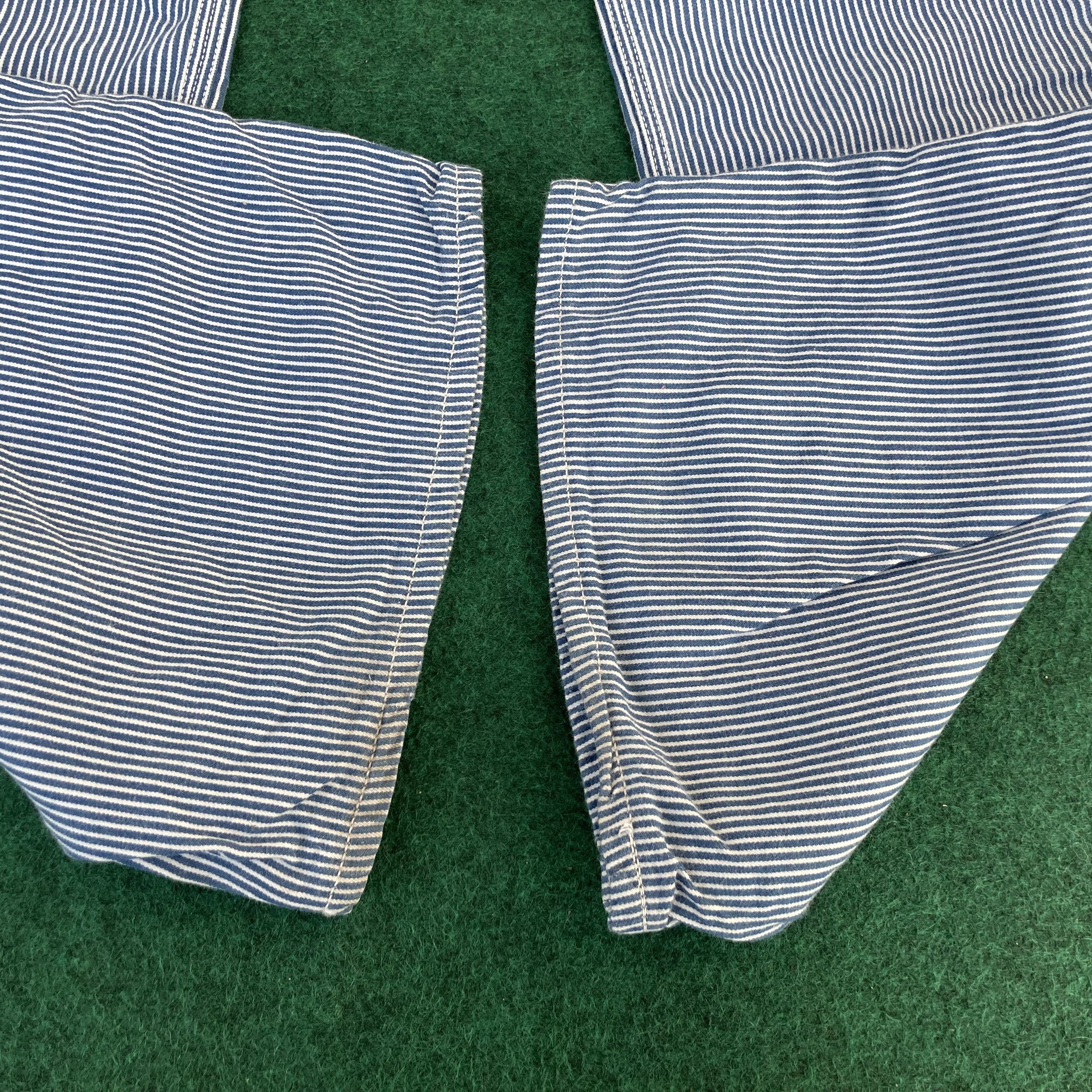 Japanese Brand × Orslow Vtg Orslow Workwear Striped Trouser Hickory Jeans Size US 30 / EU 46 - 9 Thumbnail