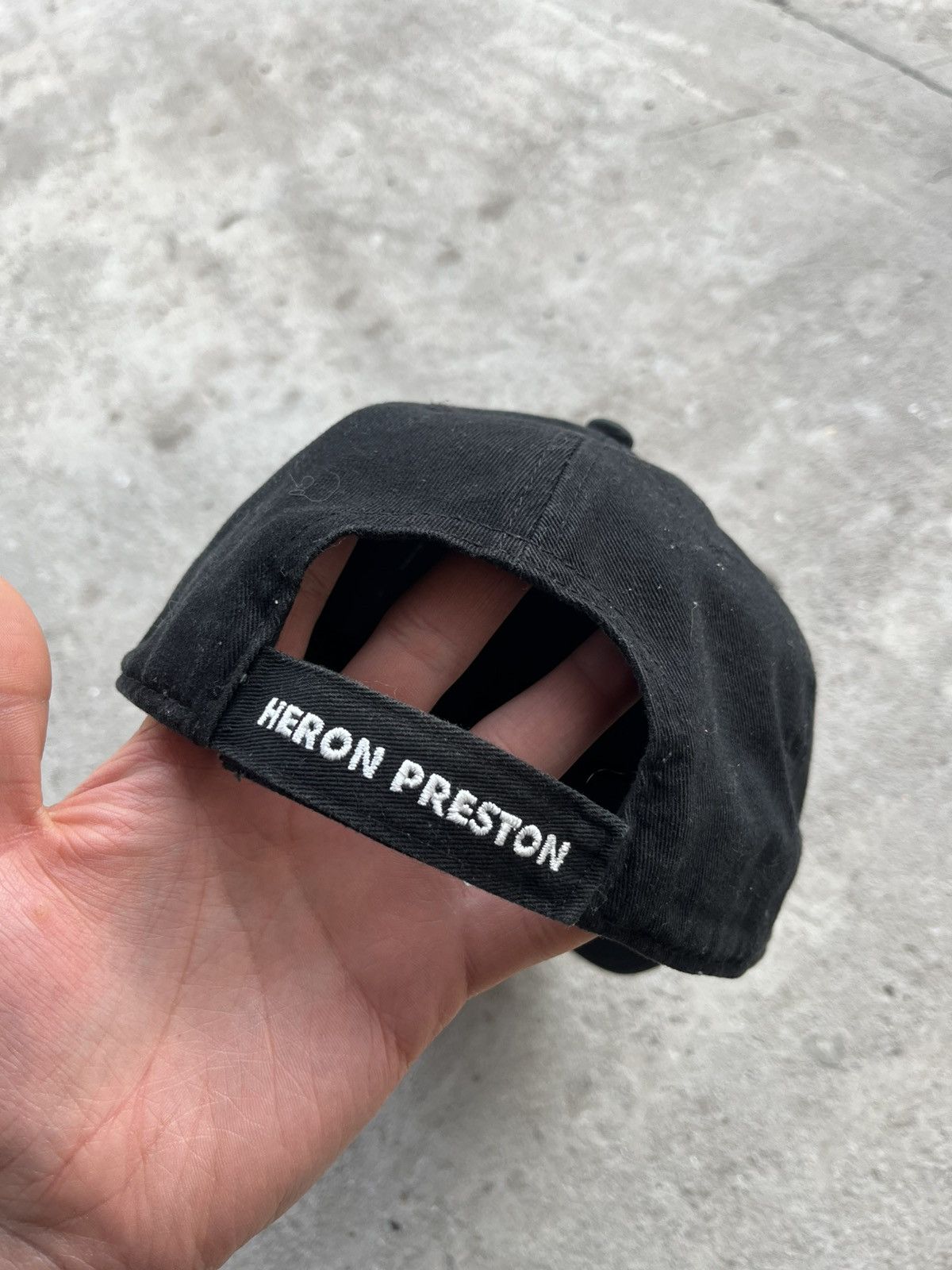 Heron Preston Heron Preston Big Embroidered Logo STYLE Cap like Supreme Hat Size ONE SIZE - 6 Thumbnail