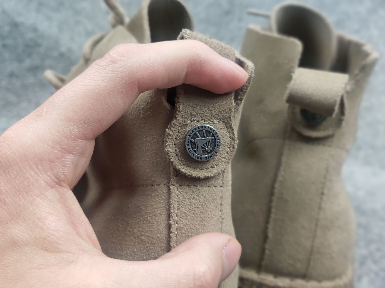 Birkenstock Birkenstock Uppsala Mid Boots suede leather taupe Lace Shoes Size US 10 / EU 43 - 18 Thumbnail