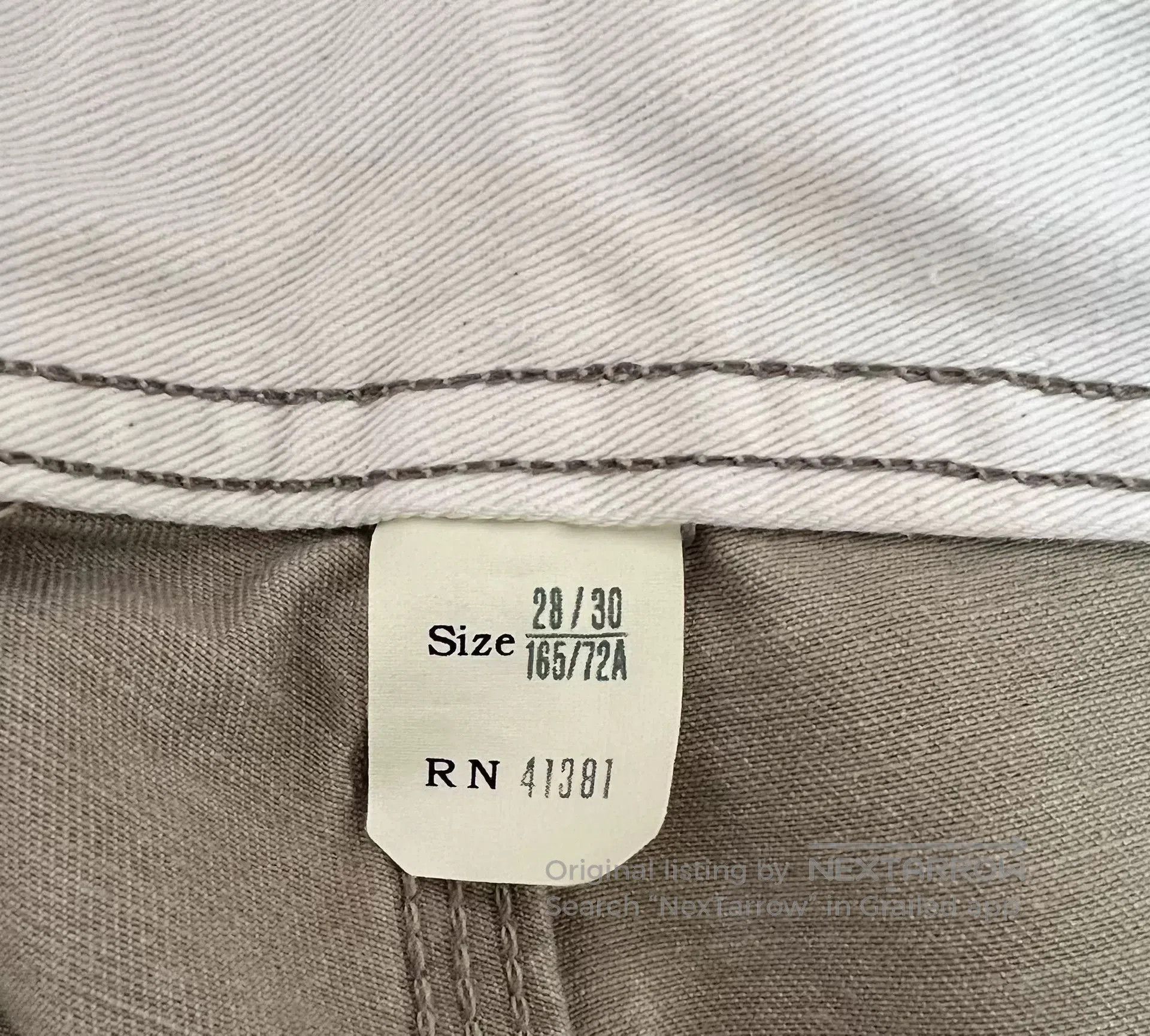 Visvim RRL Beige Patched Distressed Cargo Pants. Size US 28 / EU 44 - 3 Thumbnail