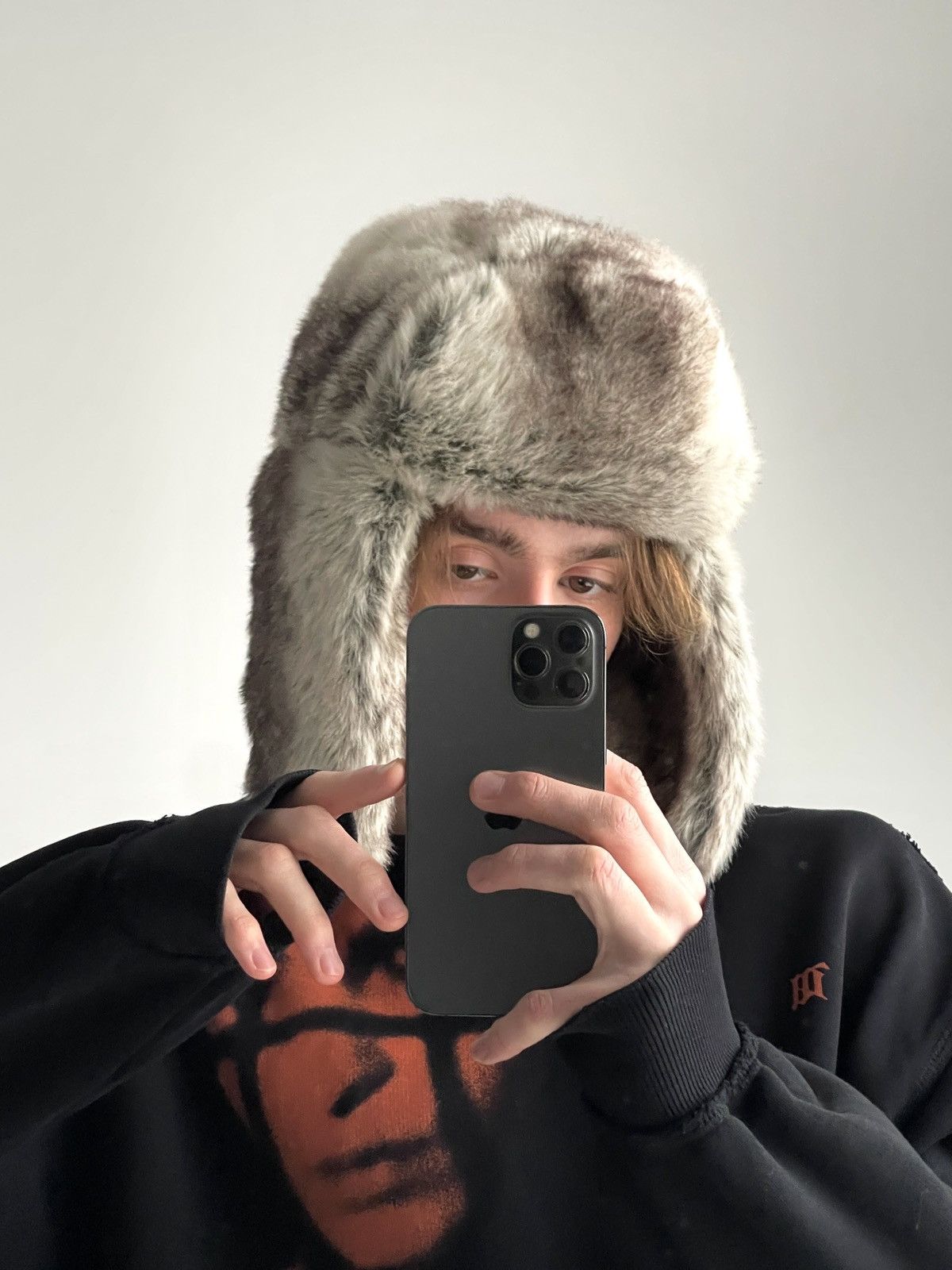 Hysteric Glamour Vintage fuzzy mohair japanese ushanka hat avant garde Size ONE SIZE - 16 Thumbnail
