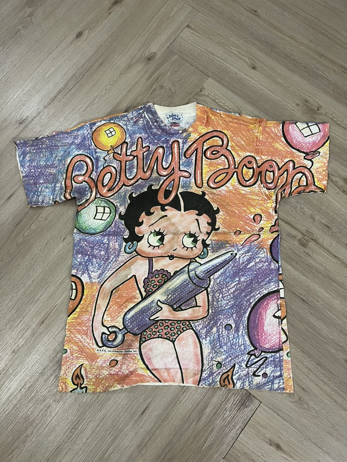 Vintage Vintage Betty Boop 90s Shirt Size US L / EU 52-54 / 3 - 1 Thumbnail