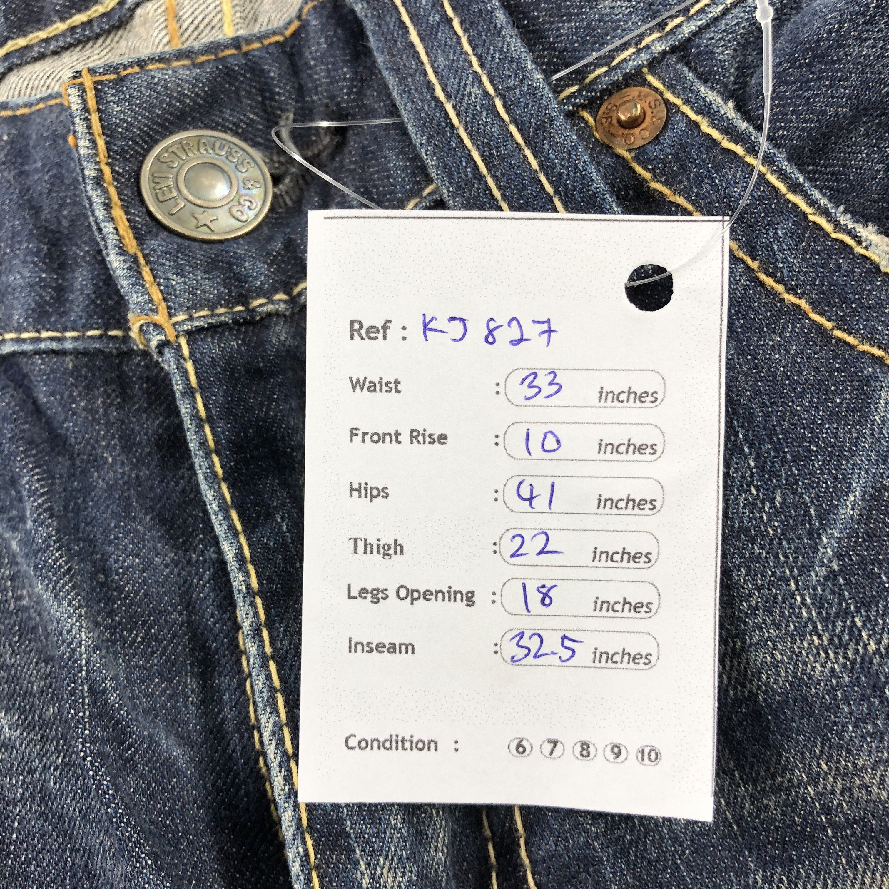 Levi's Vintage Levis 708 Cargo Jeans Multi Pocket Denim KJ827 Size US 32 / EU 48 - 15 Thumbnail