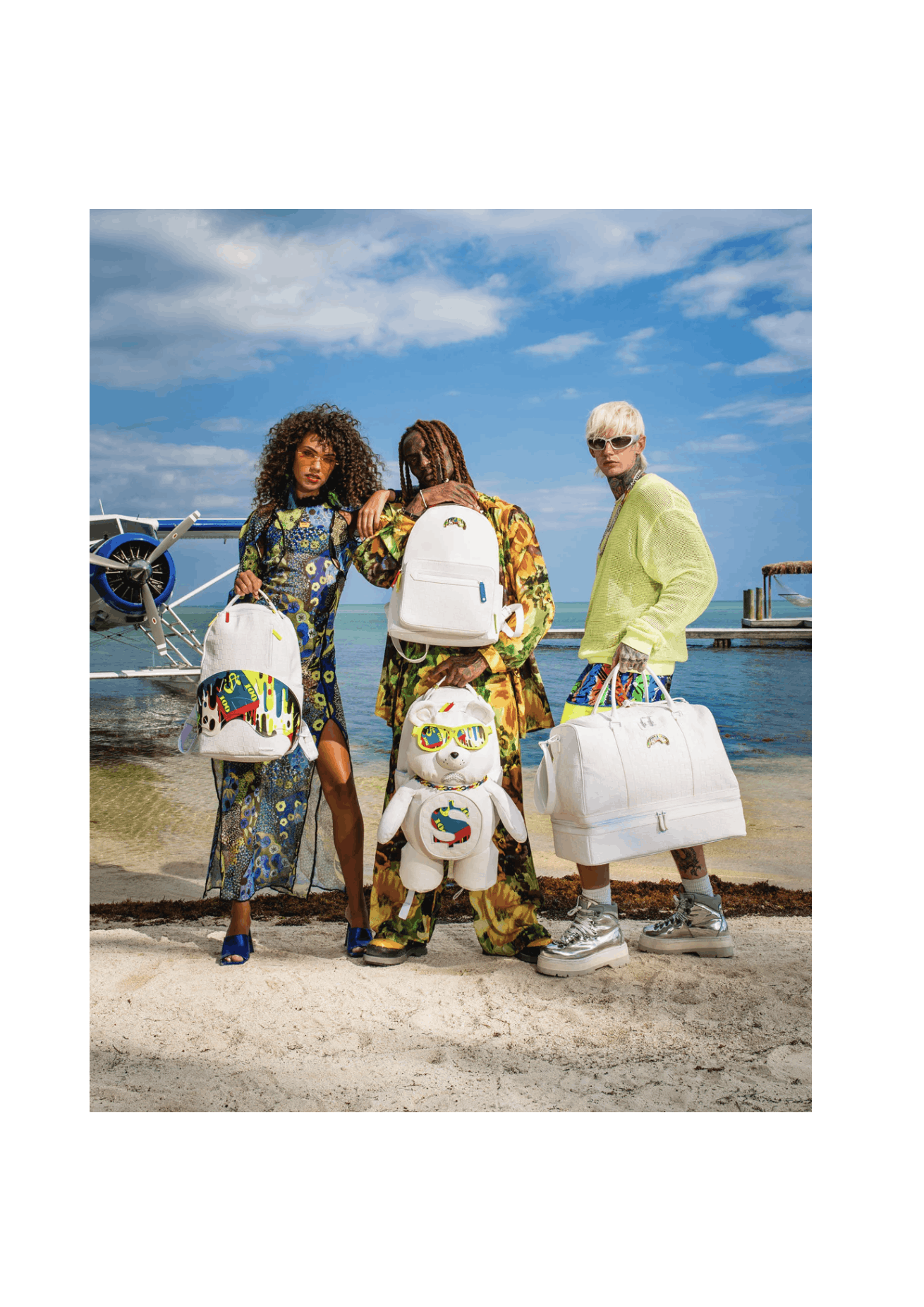 Sprayground SPRAYGROUND SHOW UP SHOW OUT BACKPACK WHITE (DLXV) Size ONE SIZE - 10 Thumbnail