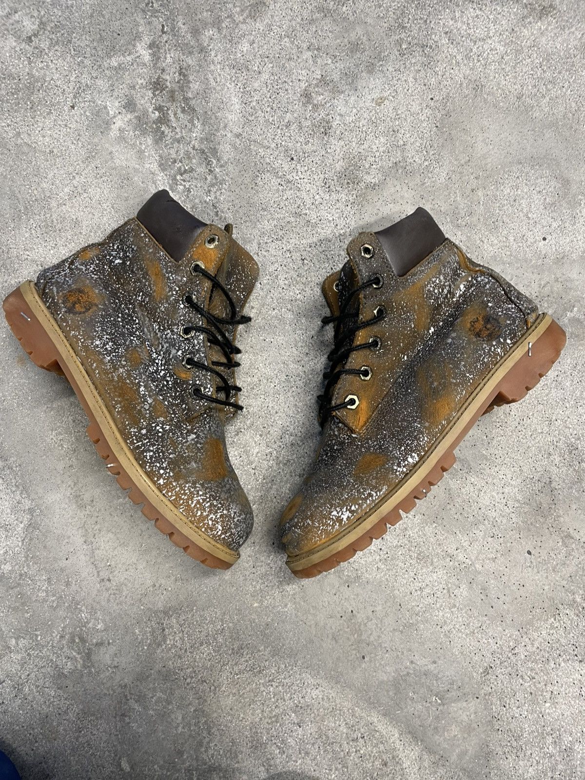 Timberland Swag shoes Timberland opium costumised avant garde rare 2k20 Size US 5.5 / EU 38 - 2 Thumbnail