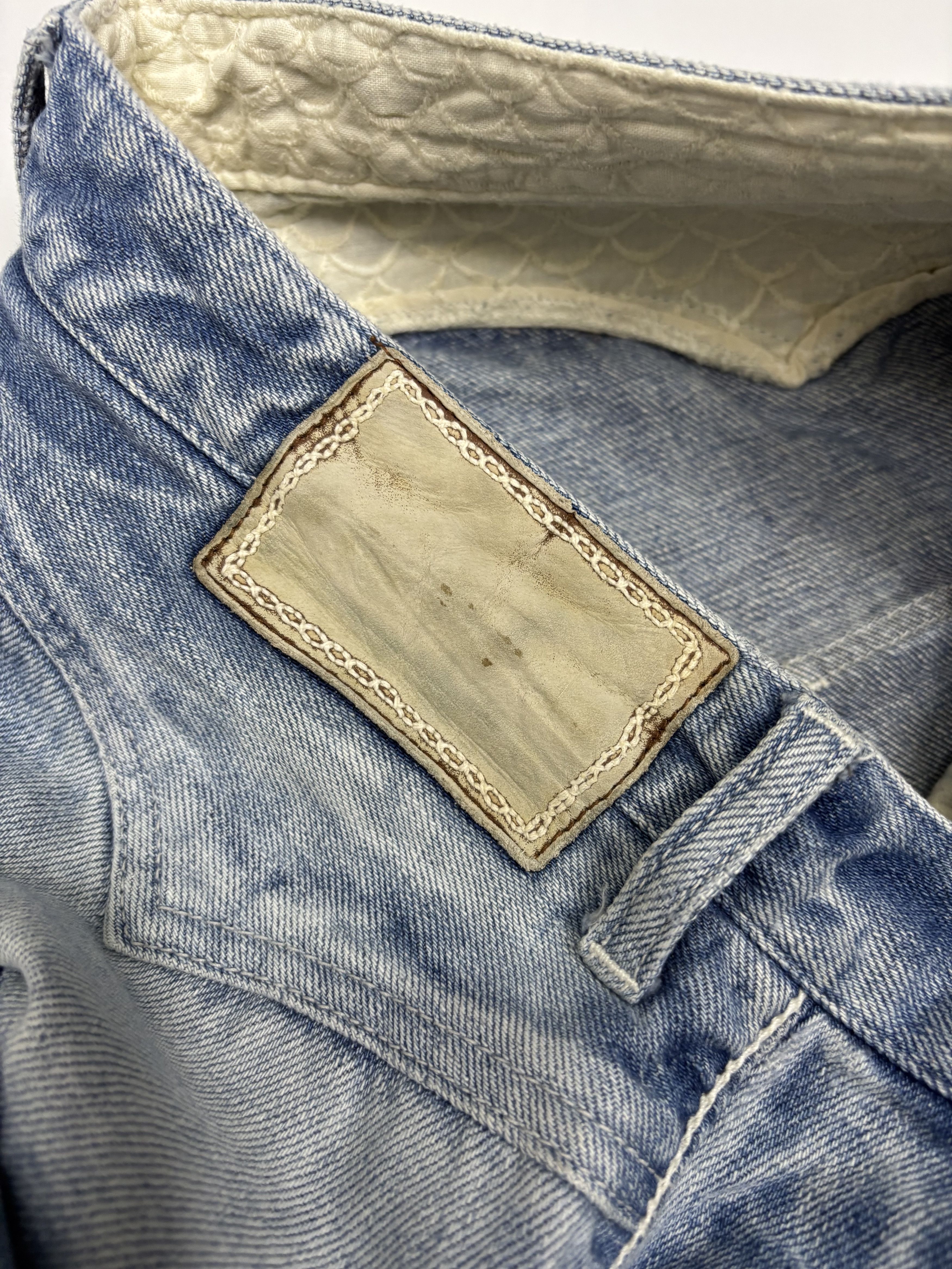 Japanese Brand × Kapital × mina perhonen SAMPLE MINA PERHONEN SELVEDGE MID RISE WAIST STRAIGHT CUT Size US 30 / EU 46 - 14 Thumbnail