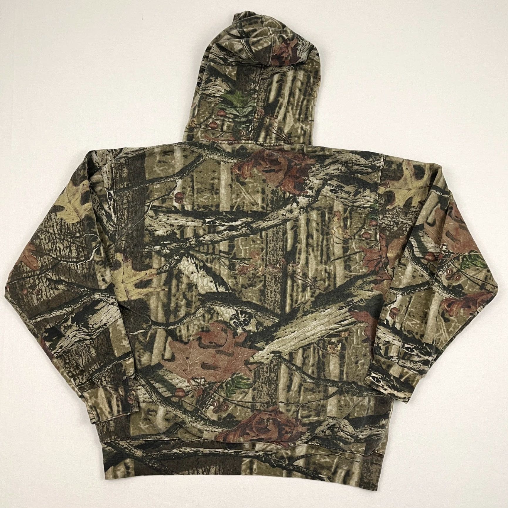 Vintage Russell Hoodie Mens L Y2K Woodstalker Mossy Oak Breakup Infinity Camo Sweatshirt Size US L / EU 52-54 / 3 - 2 Thumbnail