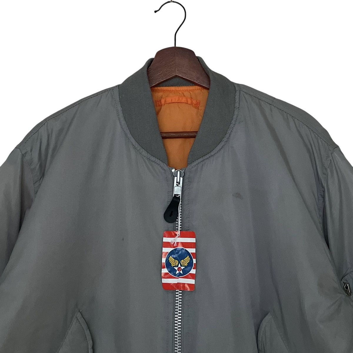 Vintage Vintage Military USAF MA-1 Fly Jacket 1990s Size US M / EU 48-50 / 2 - 7 Thumbnail