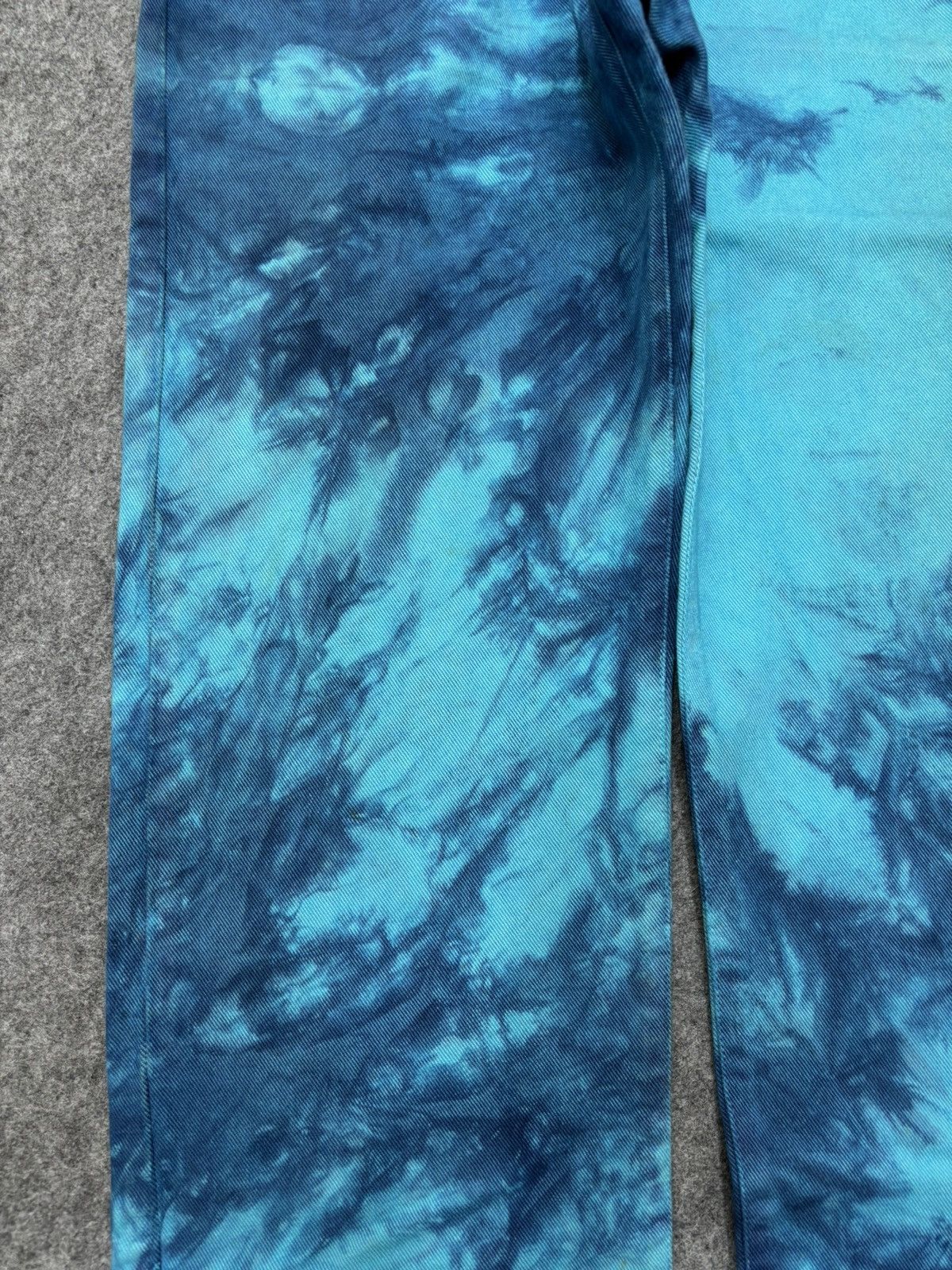 Designer 💥Vintage GO WEST Very Rare Tye Dye Sick Floral Denim F674 Size US 31 - 6 Thumbnail