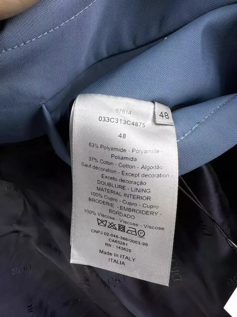 Dior DIOR Embroidered Logo Parka Coat Jacket-2505 Size US L / EU 52-54 / 3 - 6 Thumbnail