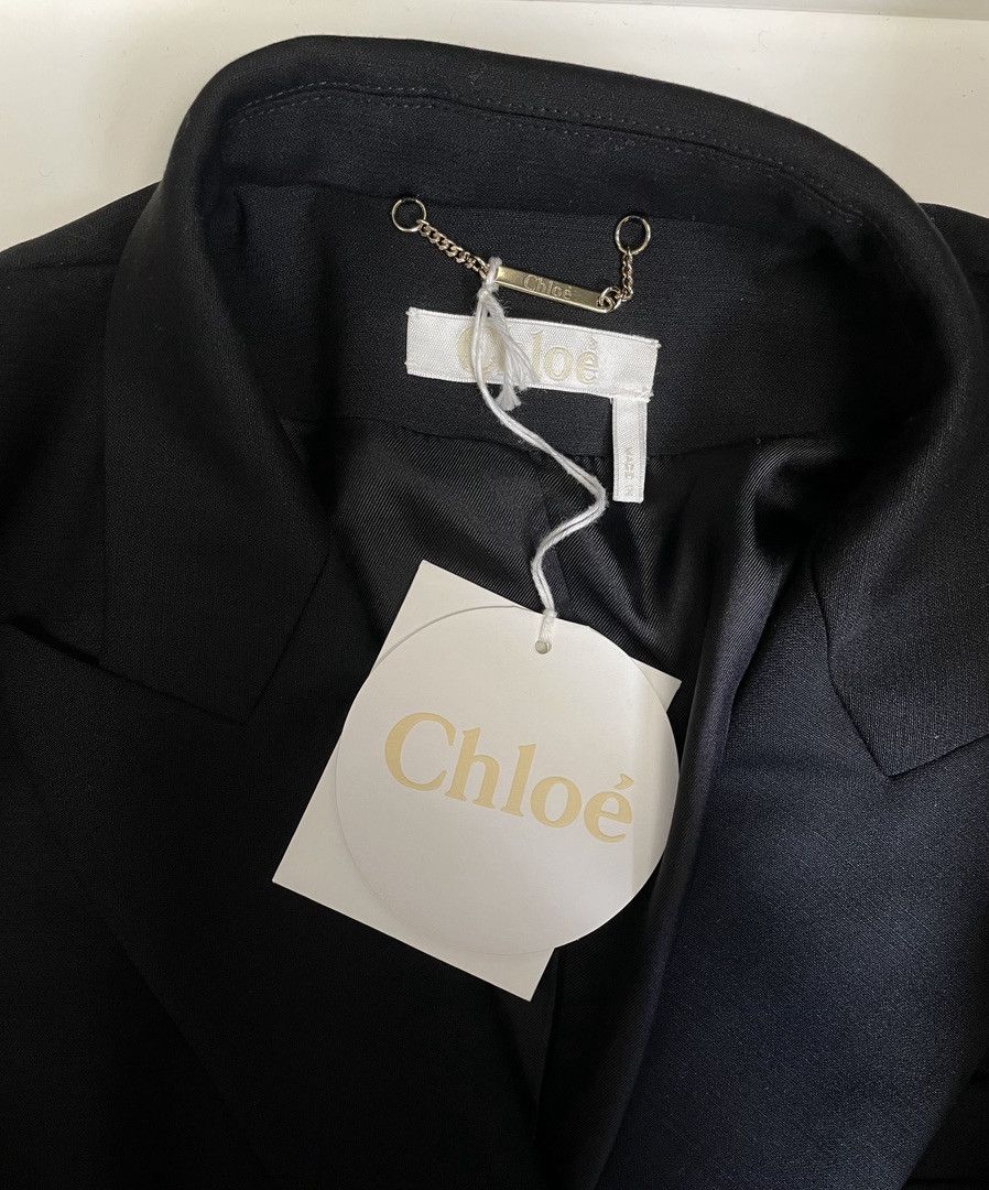Chloe CHLOE Double-Breasted Wool Blazer Size XS / US 0-2 / IT 36-38 - 4 Thumbnail