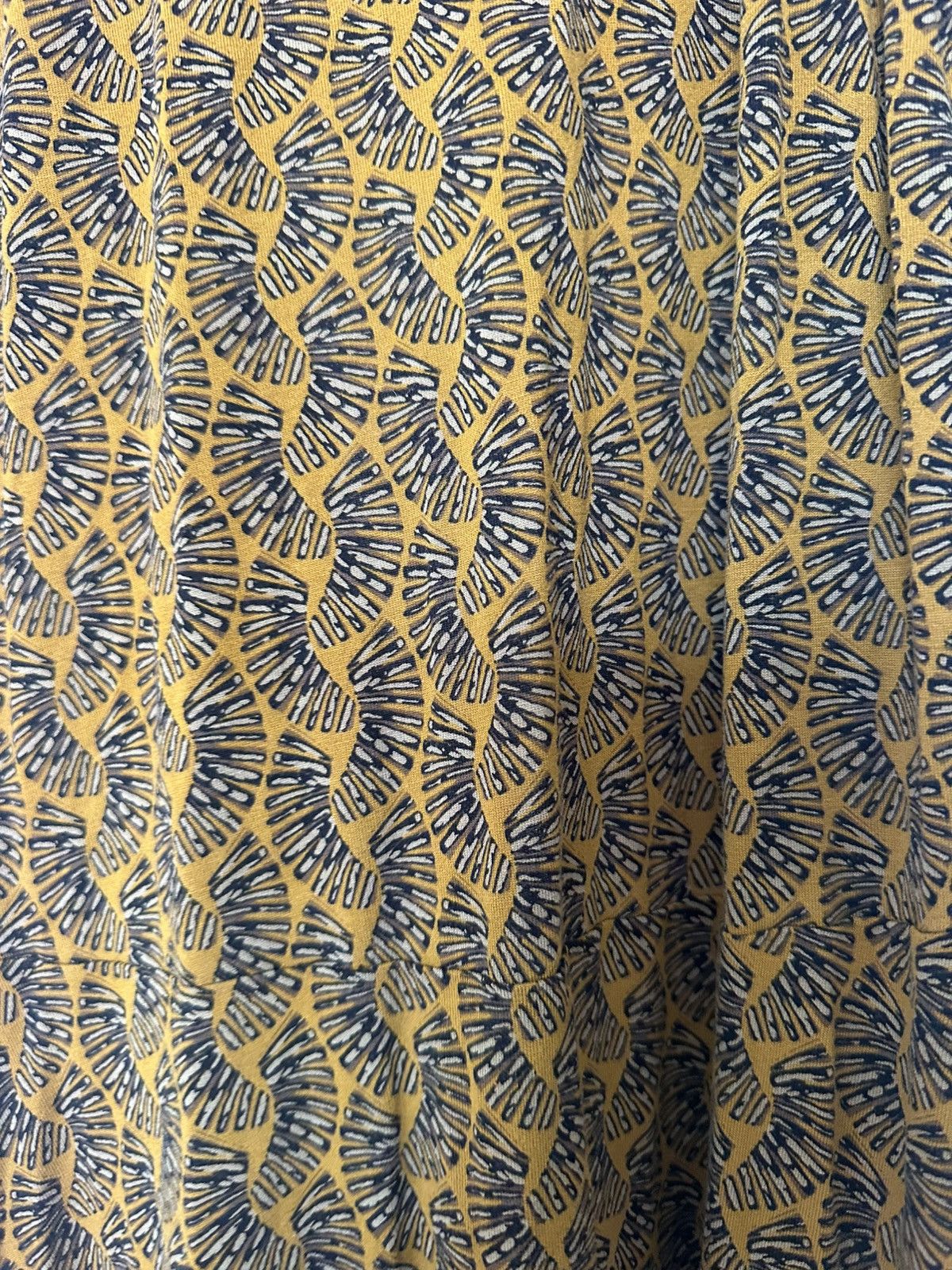 Other Mustard and Black Y2K Cotton Blouse Size S / US 4 / IT 40 - 3 Thumbnail