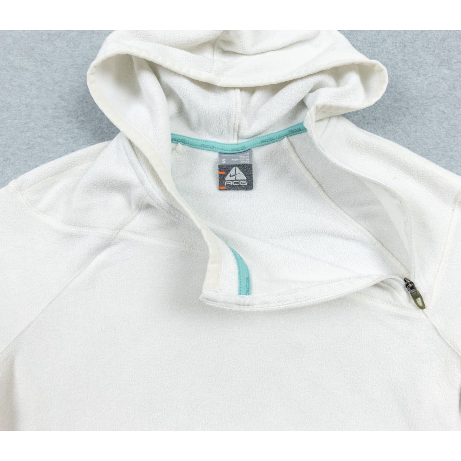 Nike ACG Nike ACG Sweater Womens Small White Hoodie Fleece Pullover Ladies Outdoor Casual Size S / US 4 / IT 40 - 6 Thumbnail